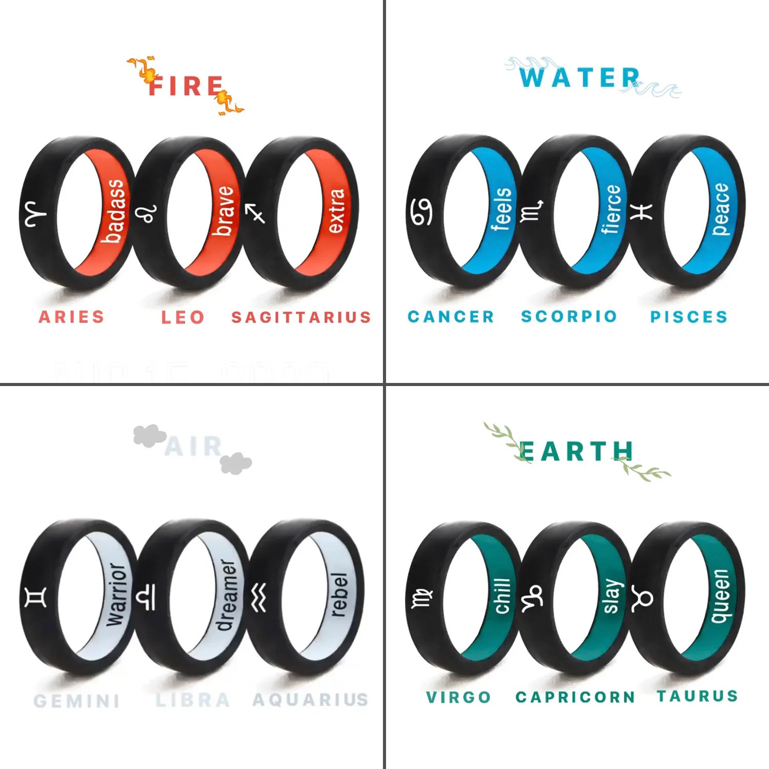 Flip Reversible Gemini / Warrior Ring - Image 3