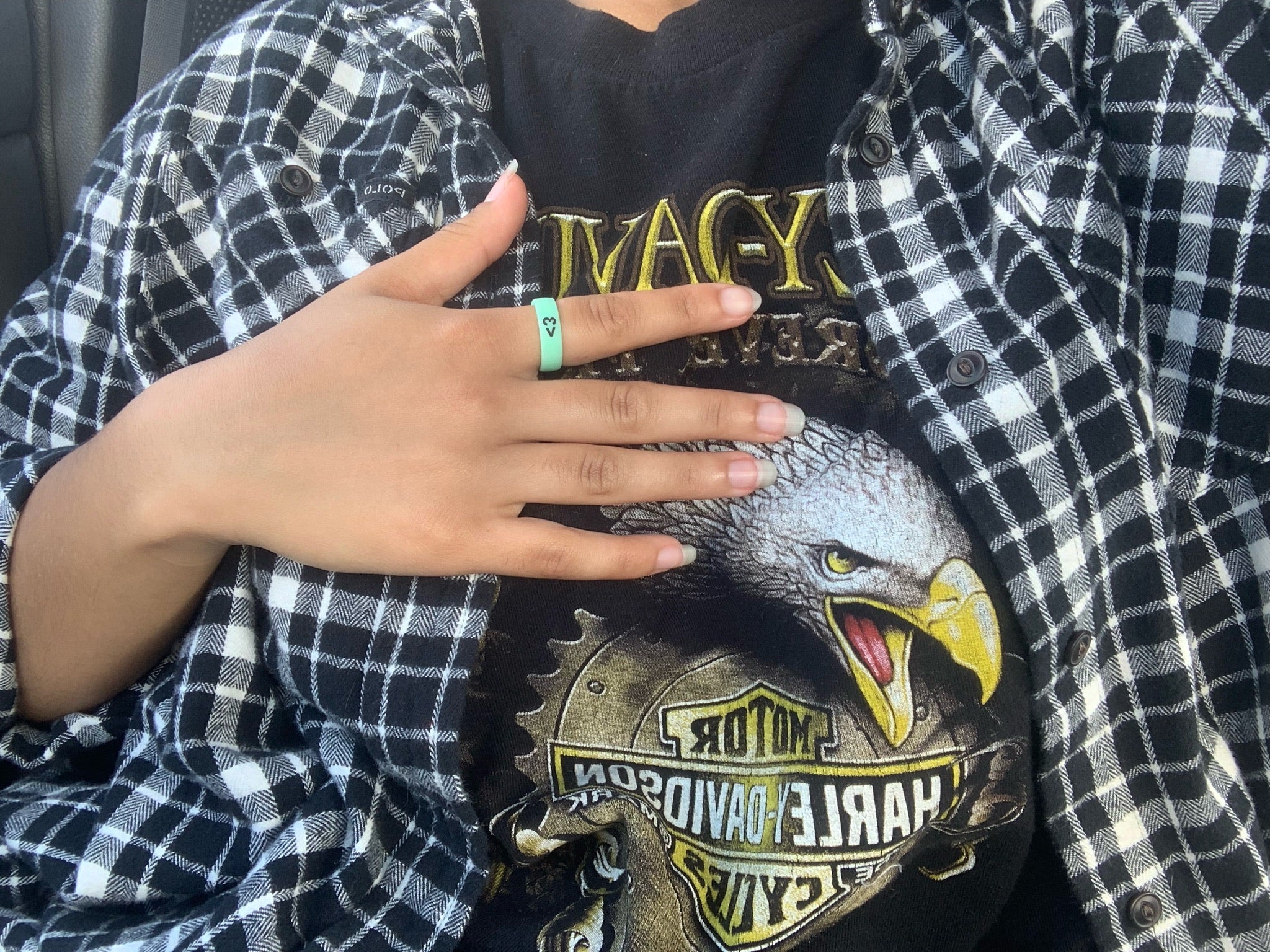 Flip Reversible heart / broken heart Ring - Image 7