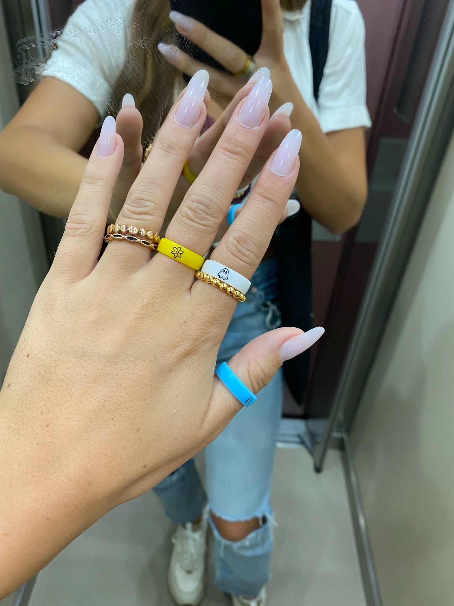 Flip Reversible flower / power Ring - Image 7