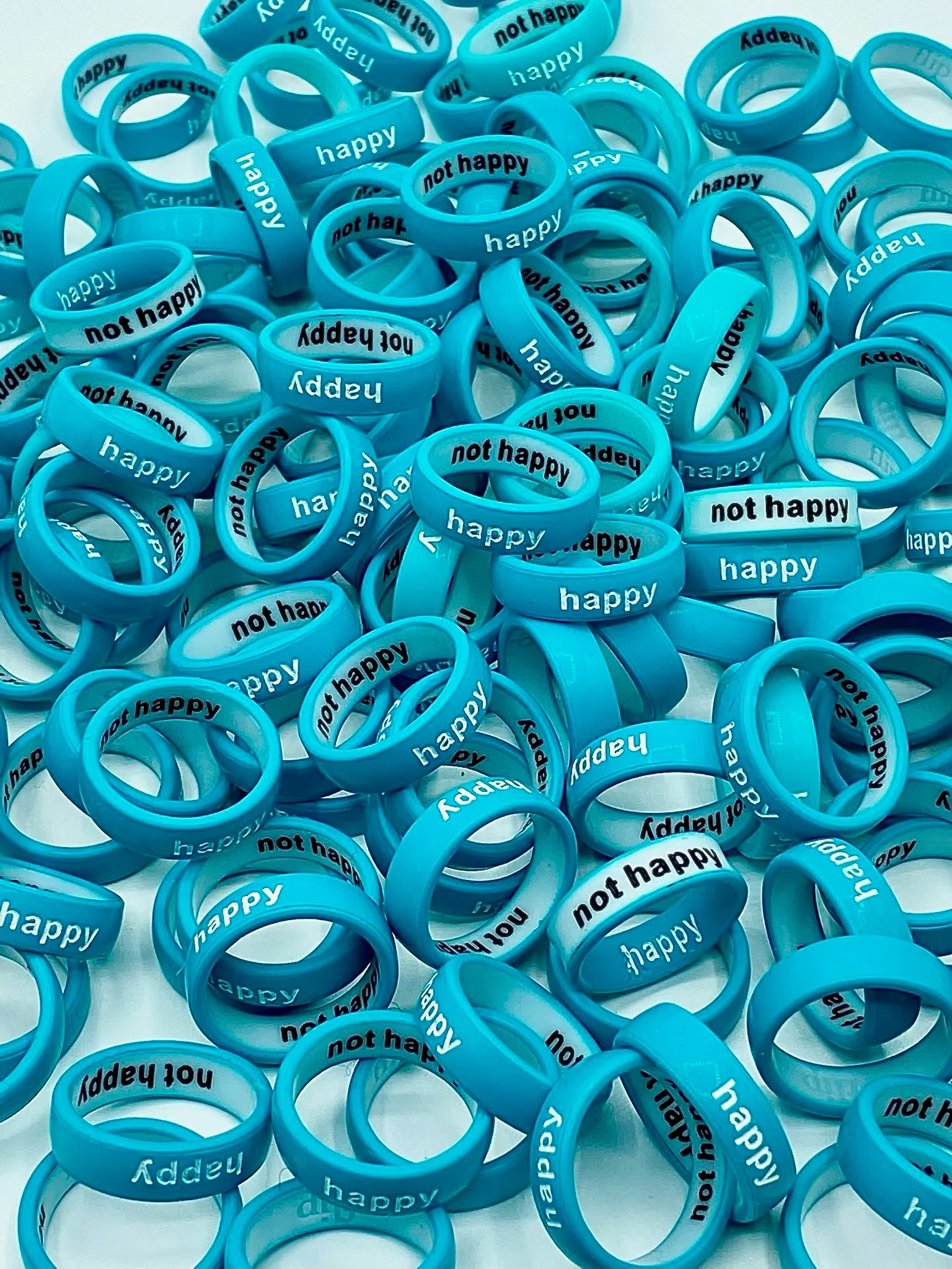 Flip Reversible happy / not happy Ring - Image 12