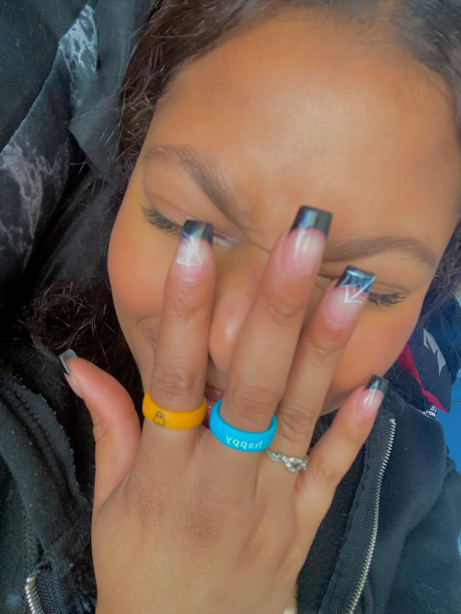 Flip Reversible happy / not happy Ring - Image 5