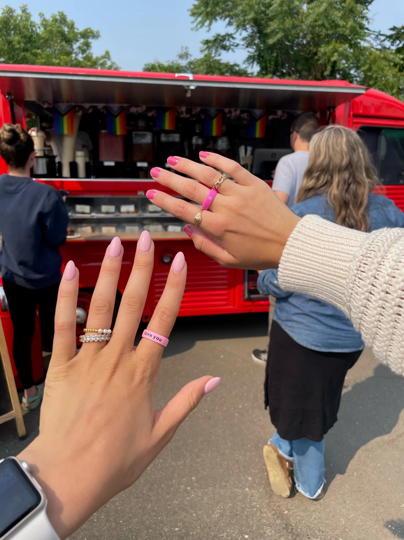 Flip Reversible love you / say it back ring - Image 26