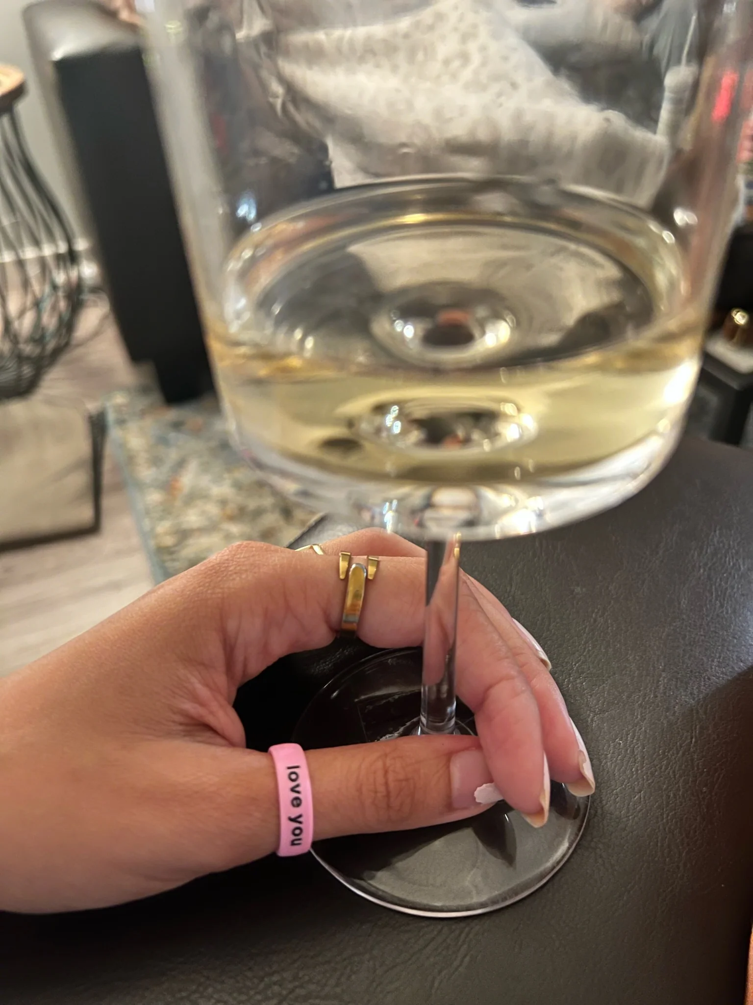 Flip Reversible love you / say it back ring - Image 3