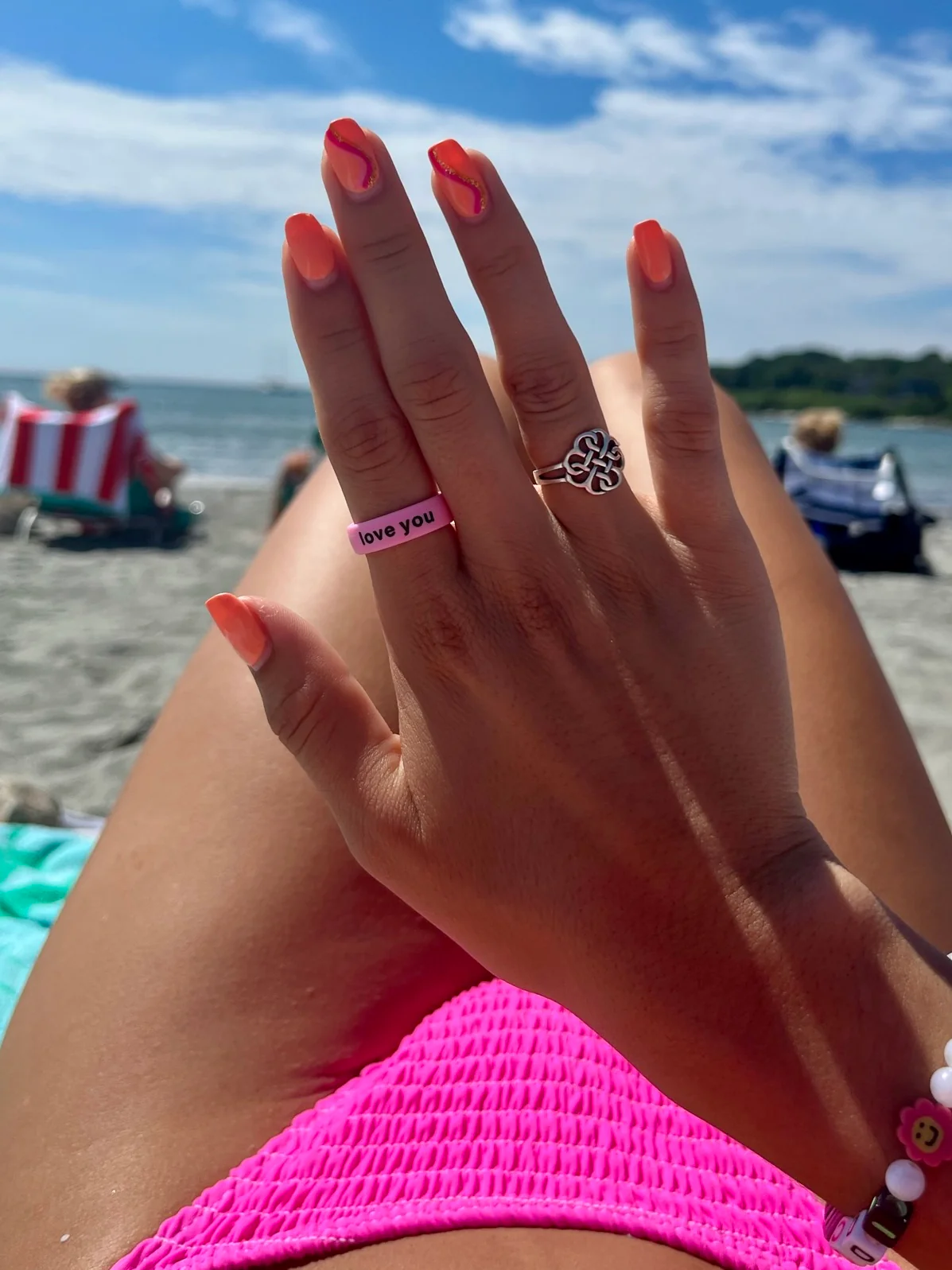 Flip Reversible love you / say it back ring - Image 4