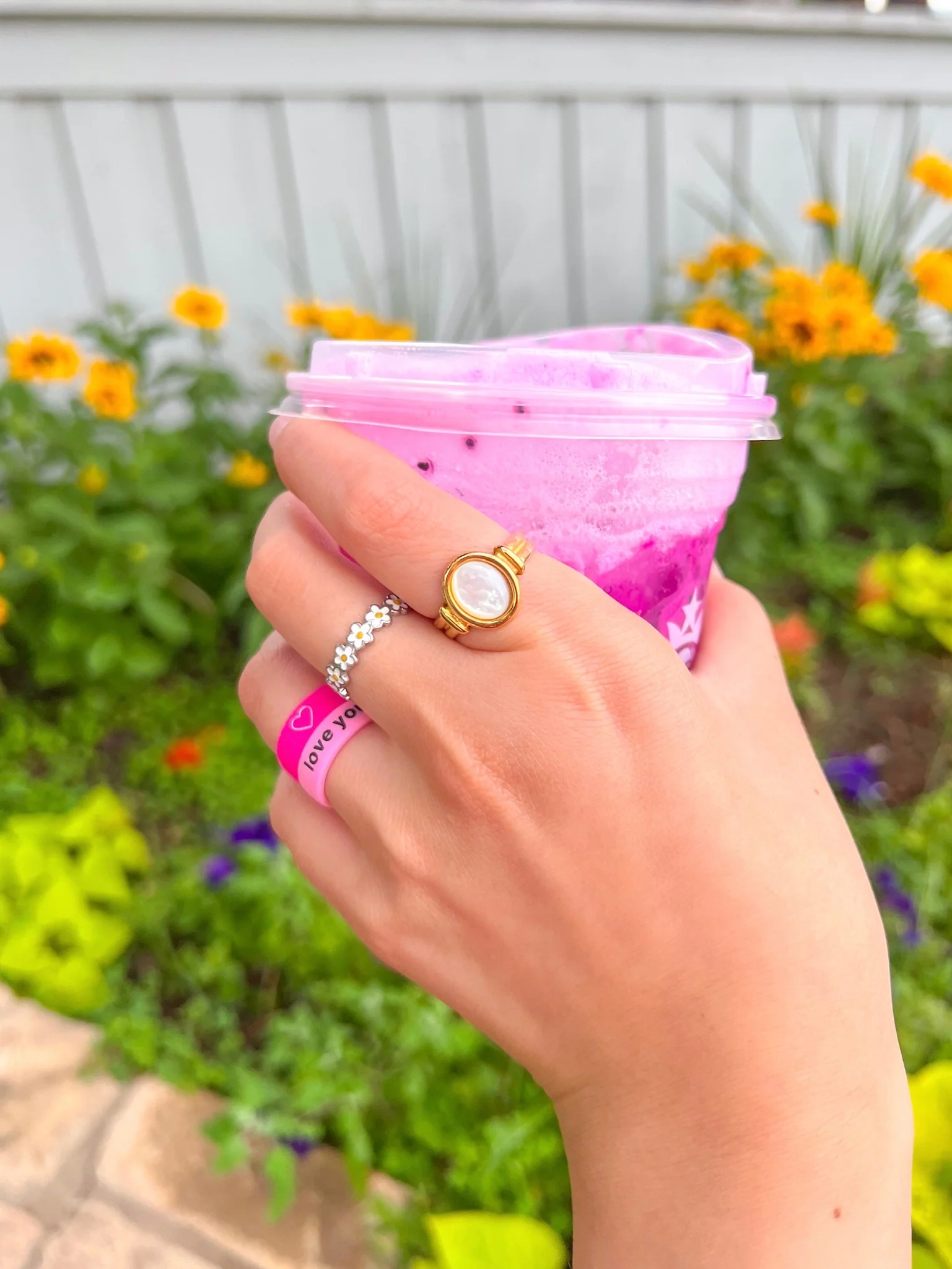 Flip Reversible love you / say it back ring - Image 7