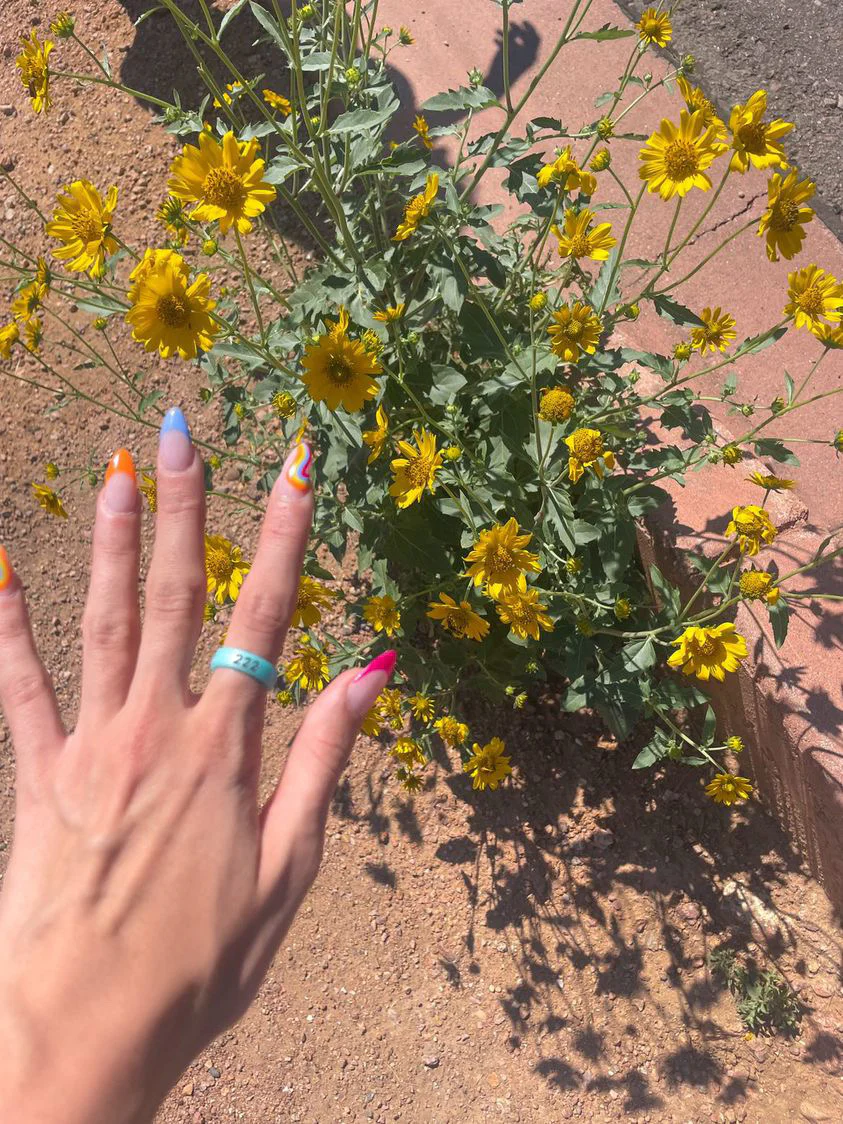 Flip Angel Numbers 222 / alignment Ring - Image 14