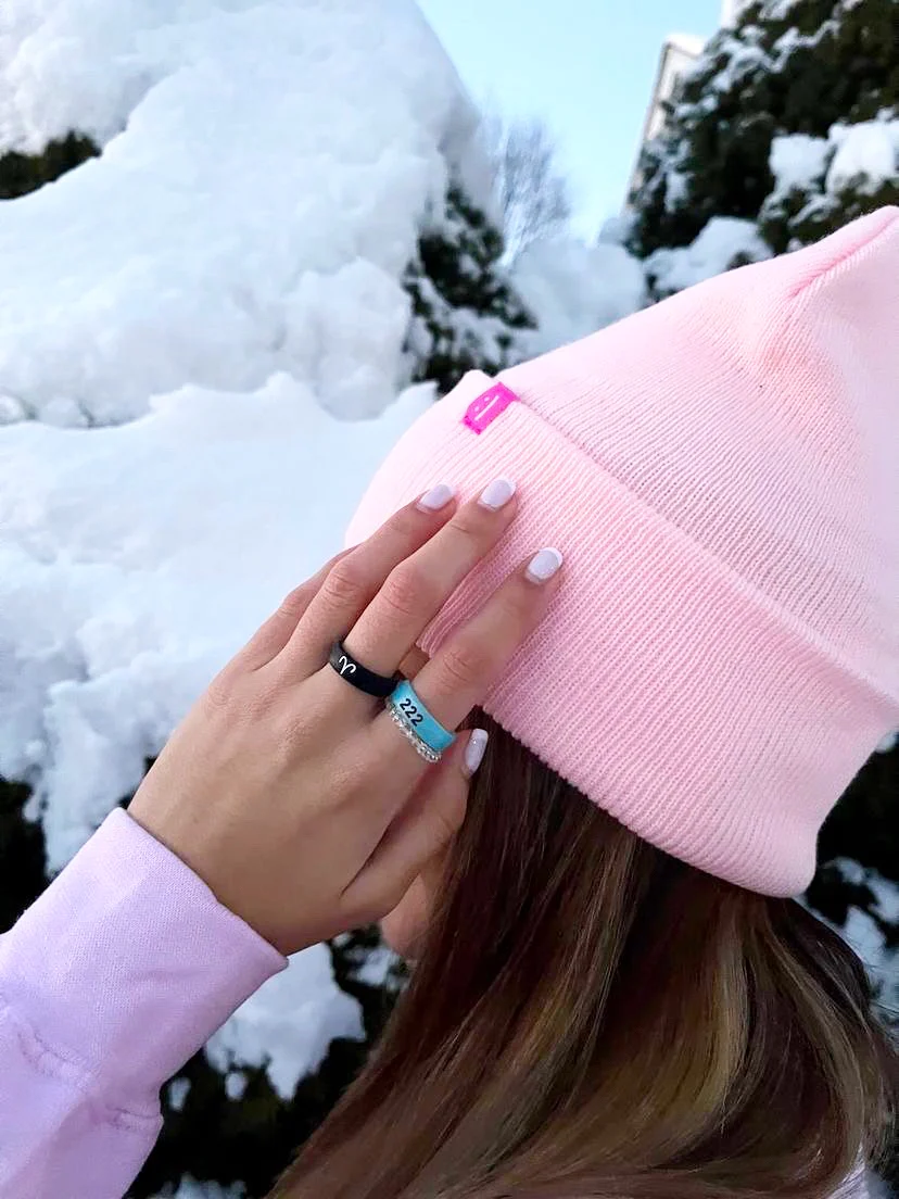 Flip Angel Numbers 222 / alignment Ring - Image 3