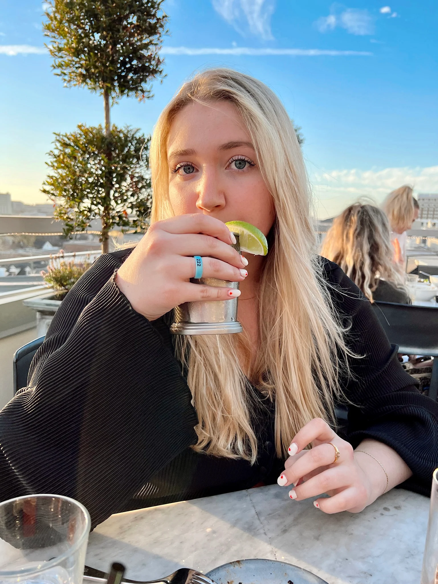 Flip Angel Numbers 222 / alignment Ring - Image 5