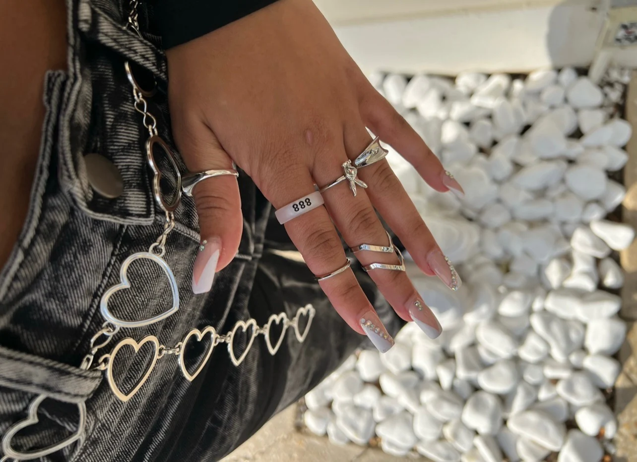 Flip Angel Numbers 888 / balance Ring - Image 12