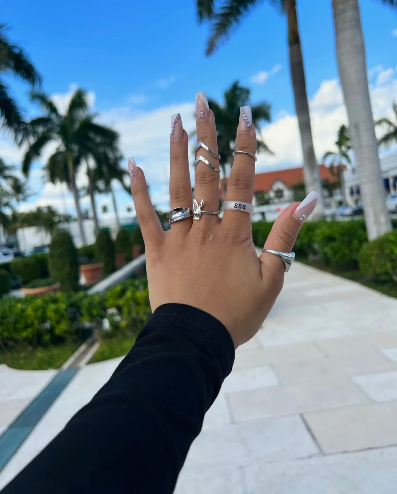 Flip Angel Numbers 888 / balance Ring - Image 13