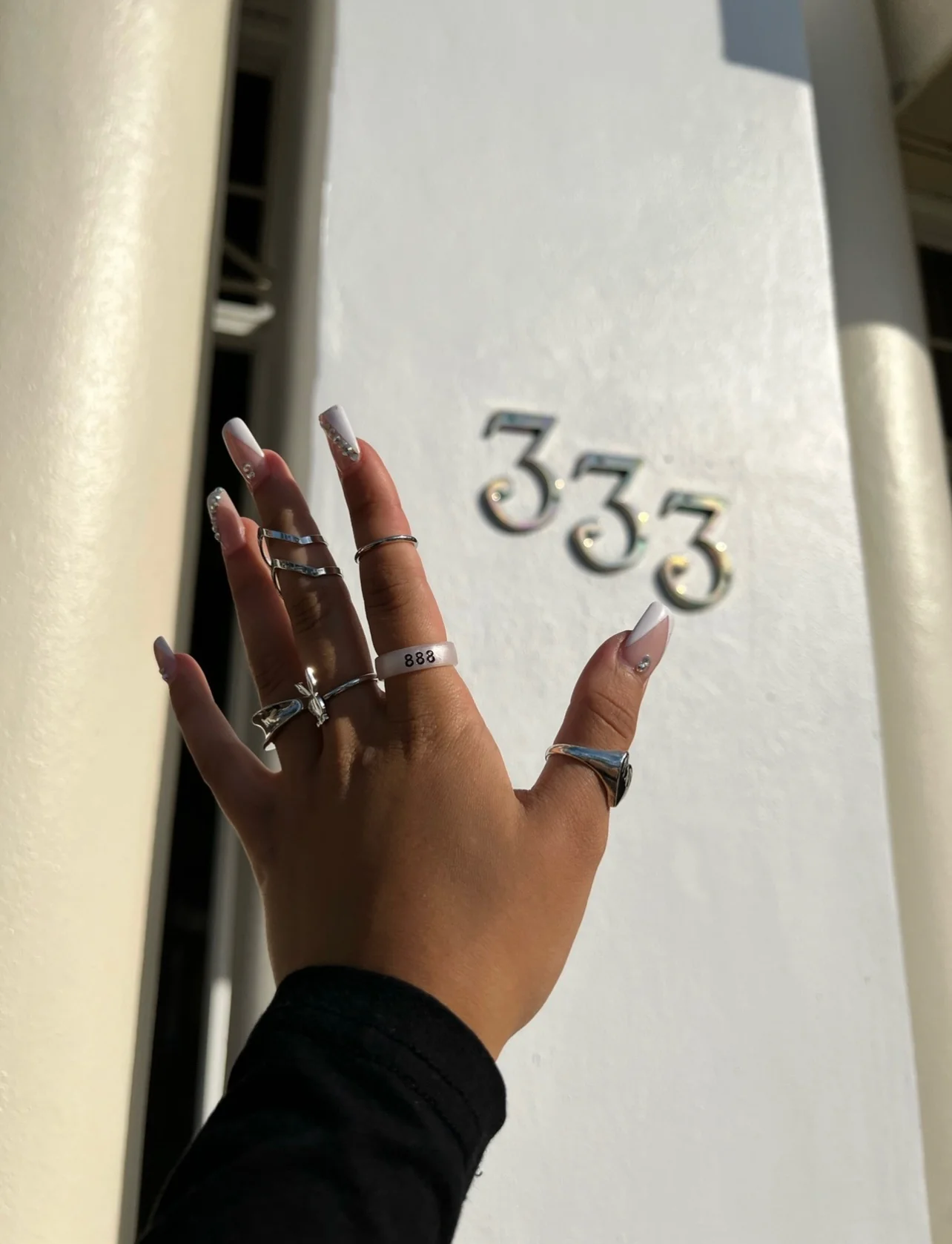 Flip Angel Numbers 888 / balance Ring - Image 15