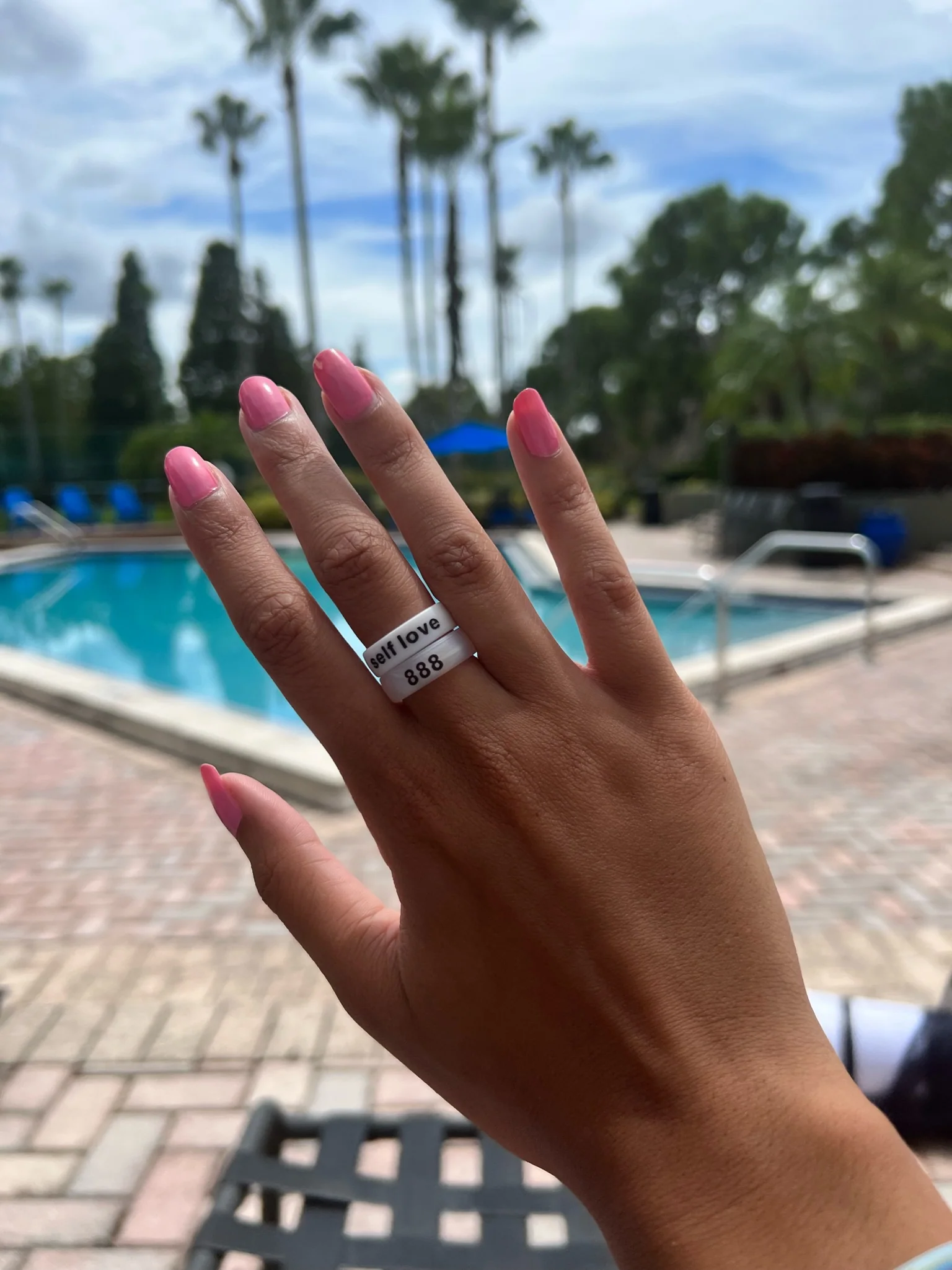 Flip Angel Numbers 888 / balance Ring - Image 18