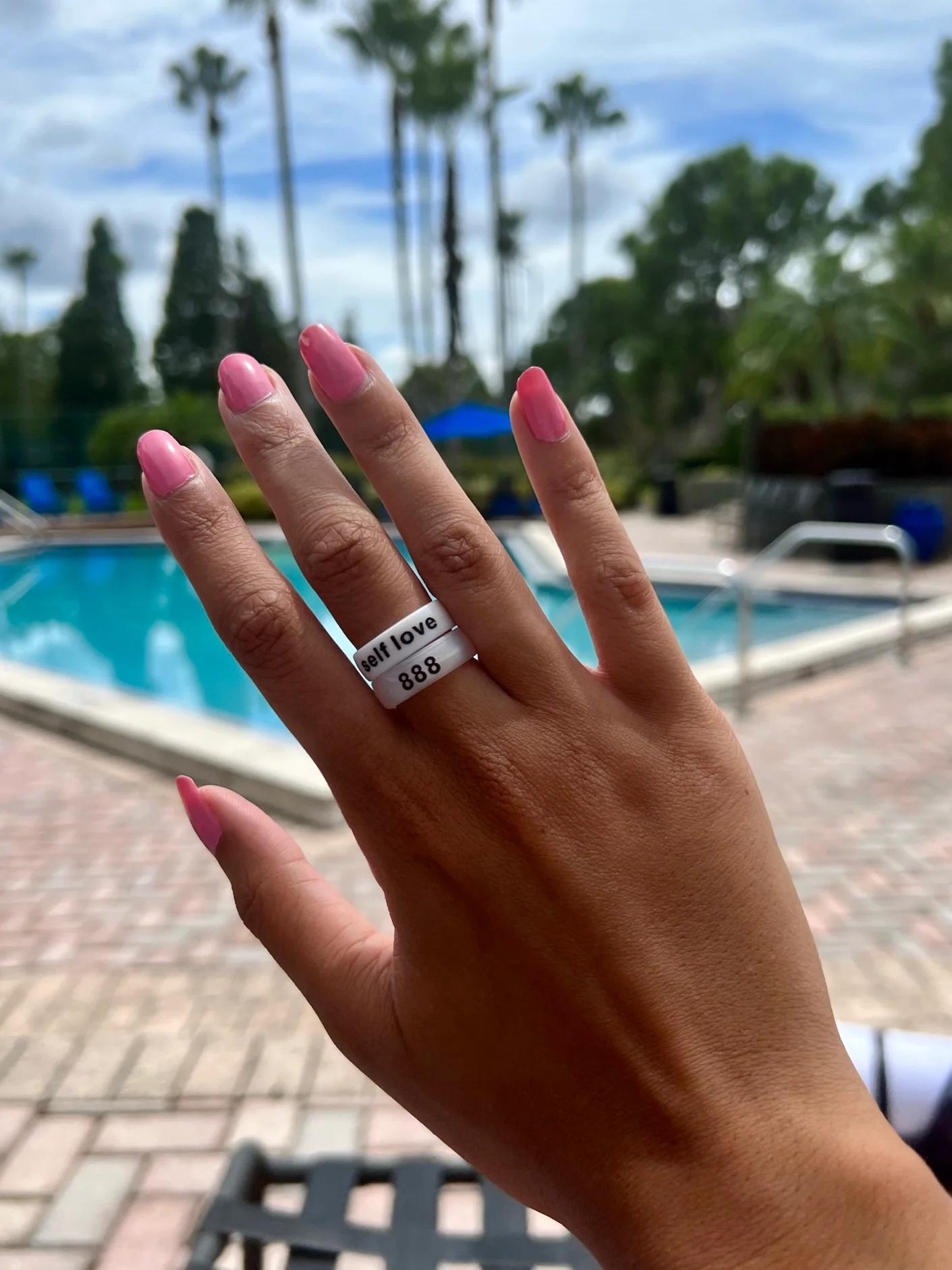 Flip Angel Numbers 888 / balance Ring - Image 22