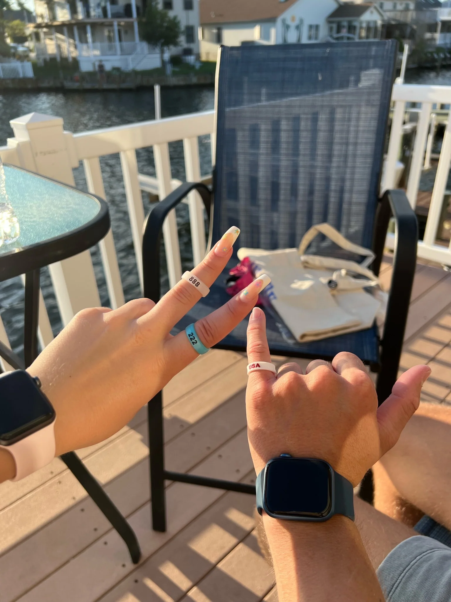 Flip Angel Numbers 888 / balance Ring - Image 9