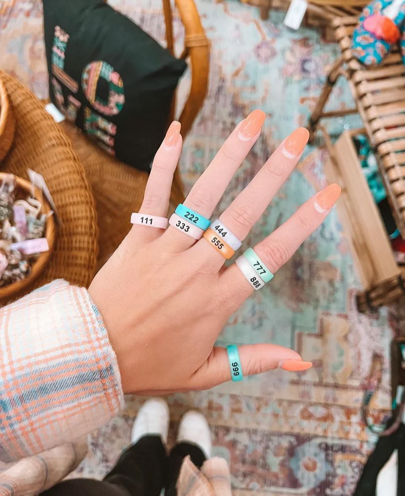 Flip Angel Numbers Ring Collection - Image 3