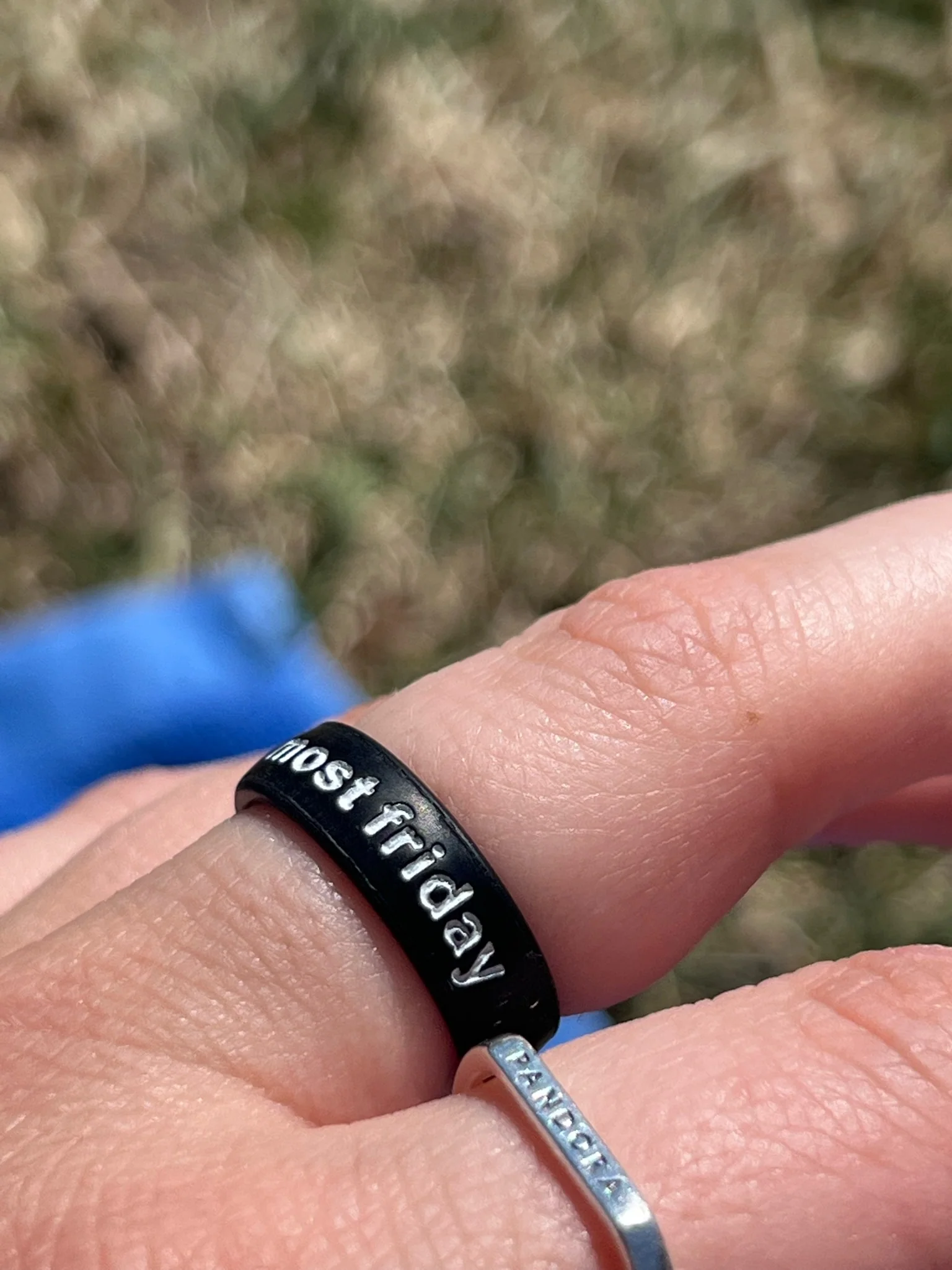 Flip Reversible almost friday / sunday scaries ring - Image 13