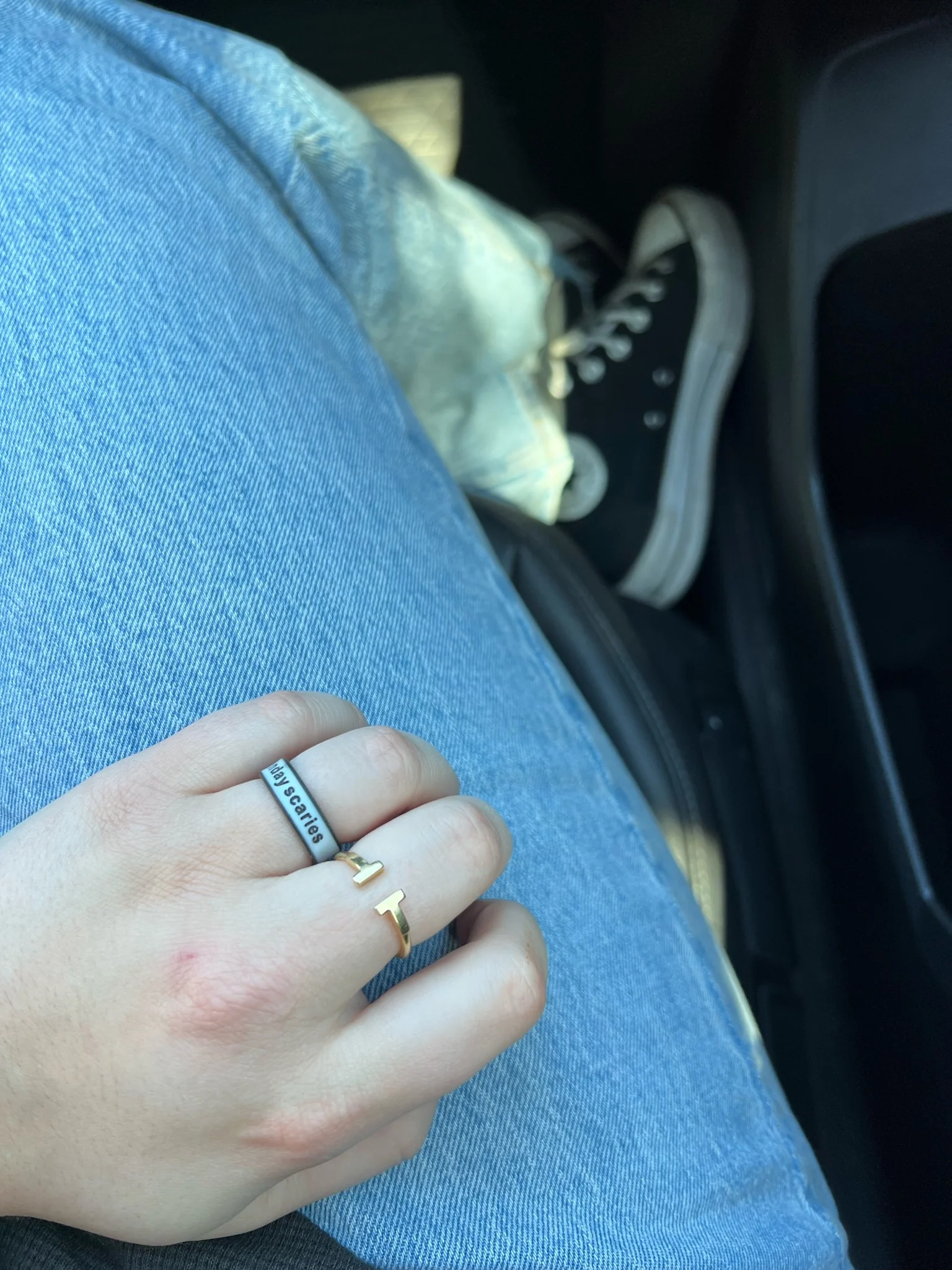 Flip Reversible almost friday / sunday scaries ring - Image 8