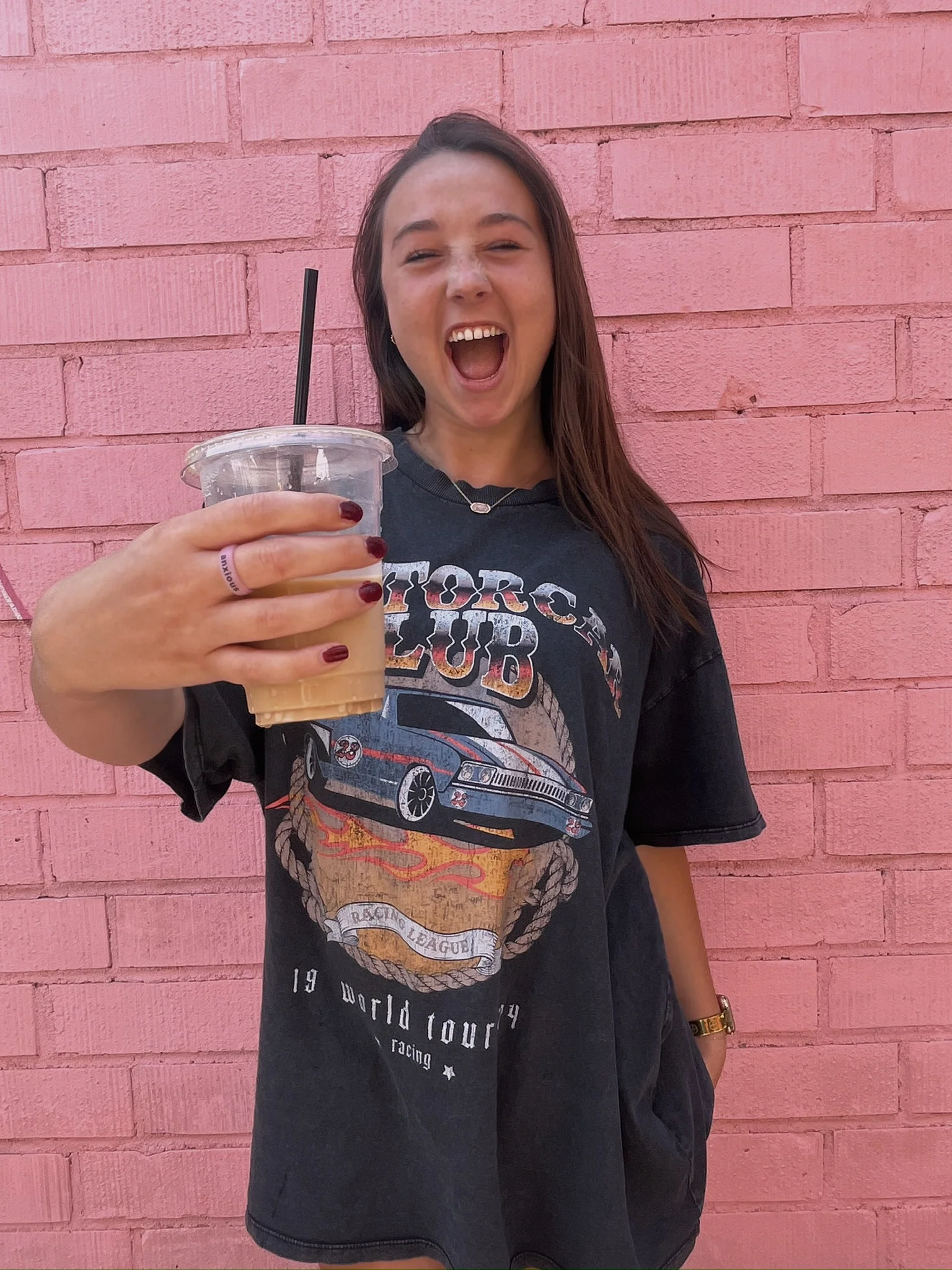 Flip Reversible anxious / stay calm ring - Image 4