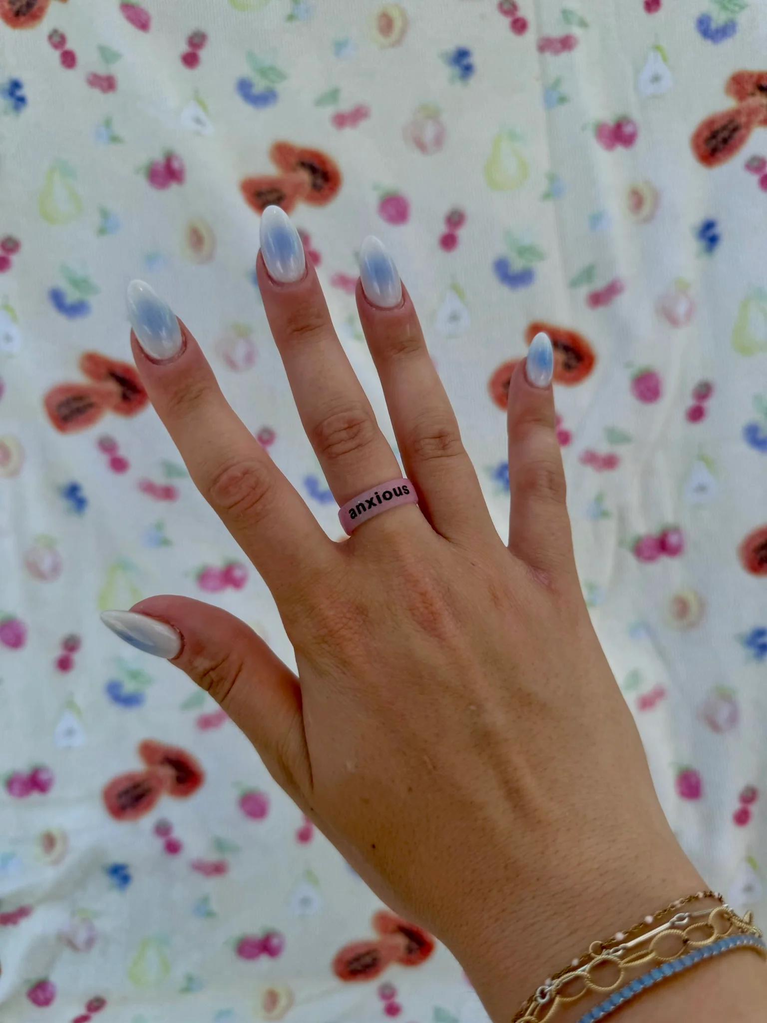 Flip Reversible anxious / stay calm ring - Image 9