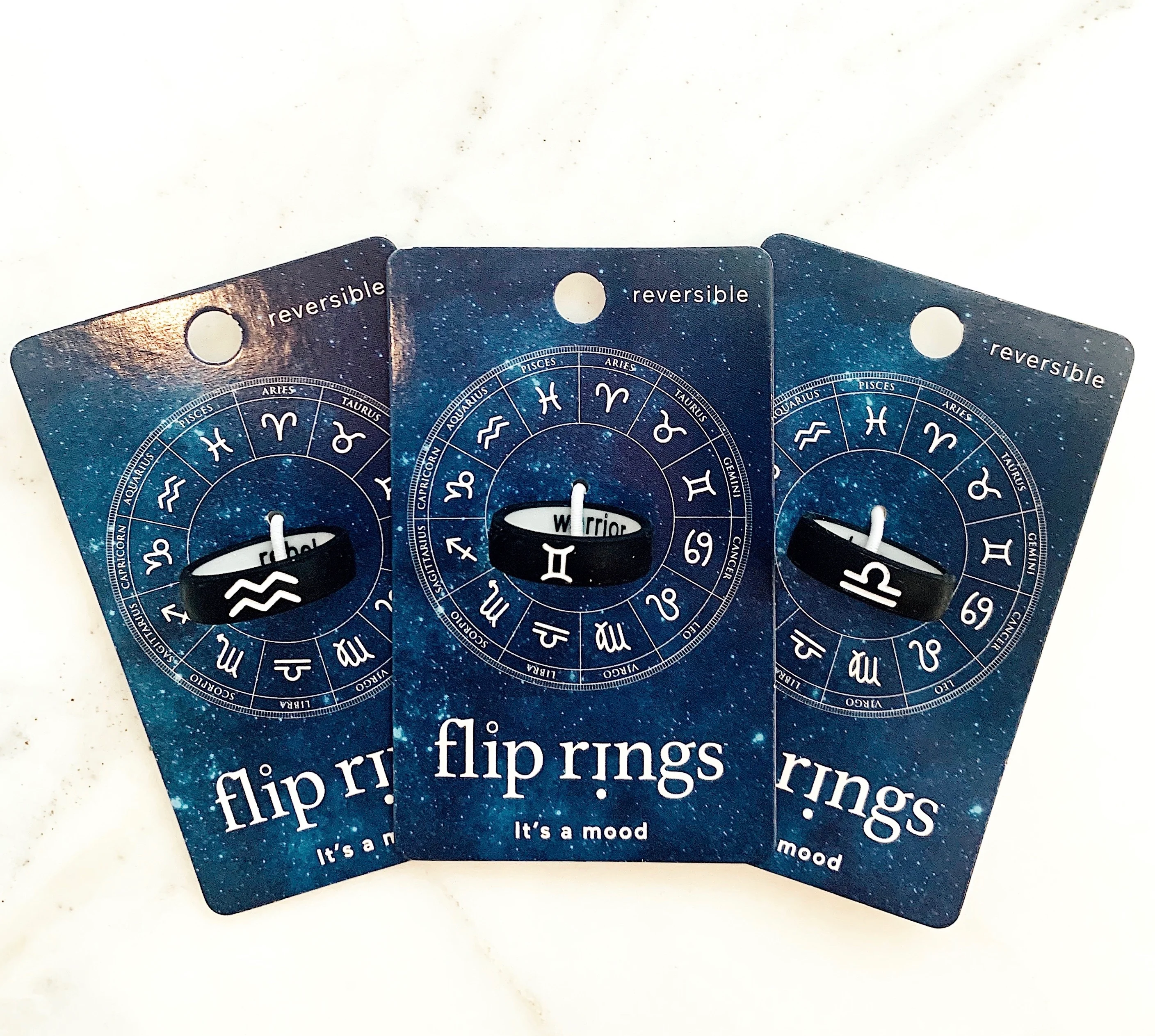 Flip Reversible Aquarius / Rebel Ring - Image 3