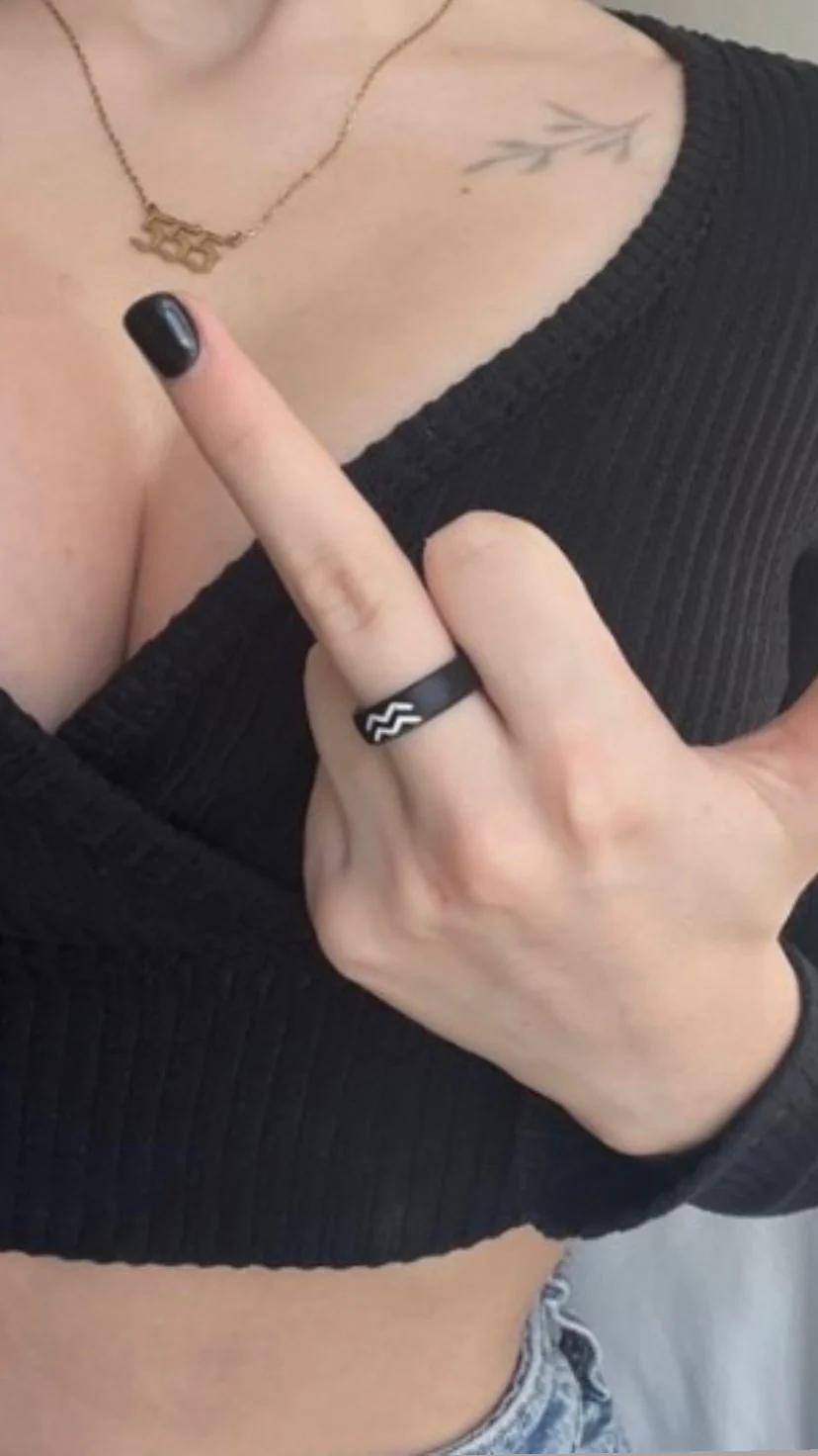 Flip Reversible Aquarius / Rebel Ring - Image 5
