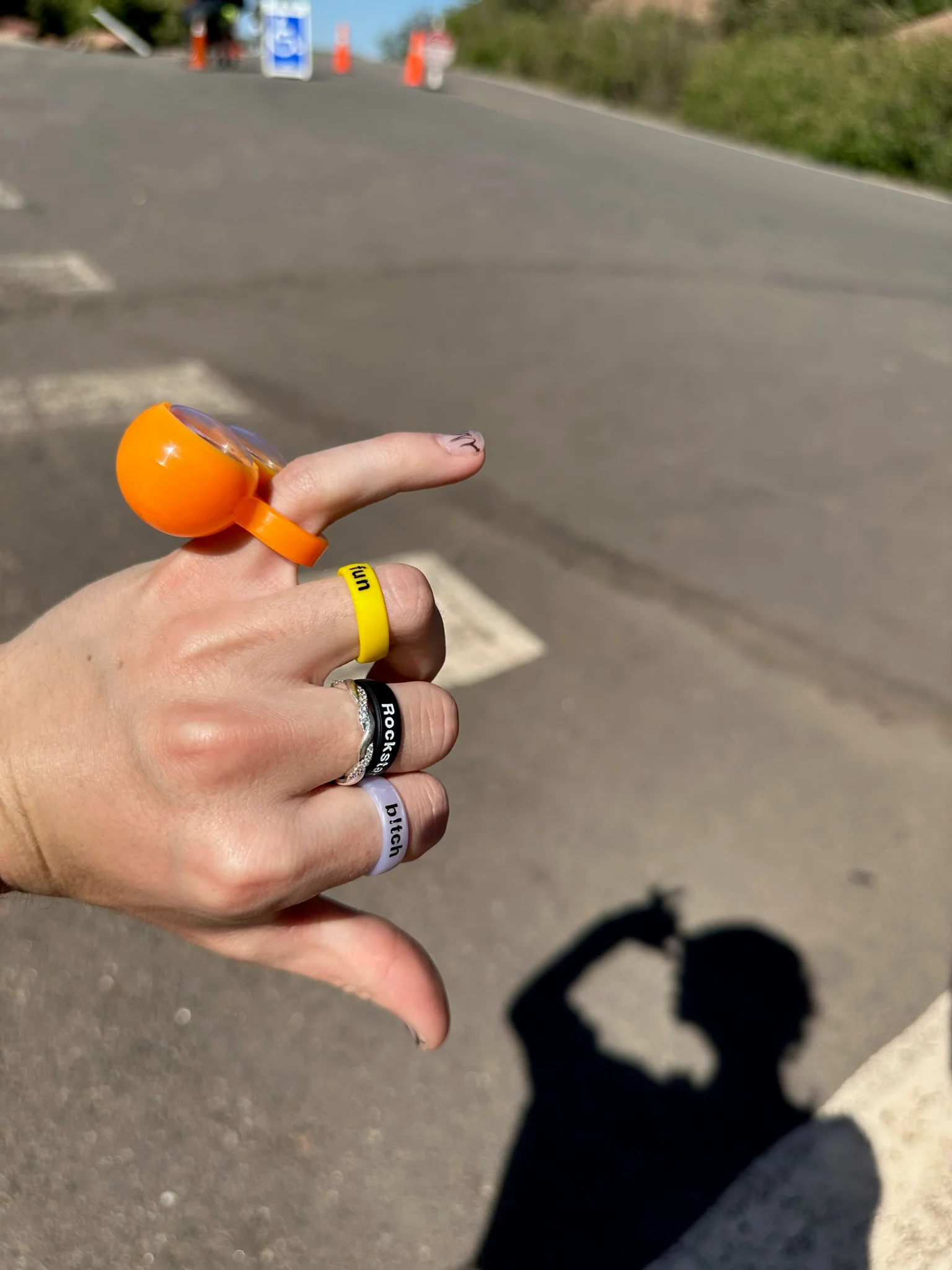 Flip Reversible b!tch / legend ring - Image 18