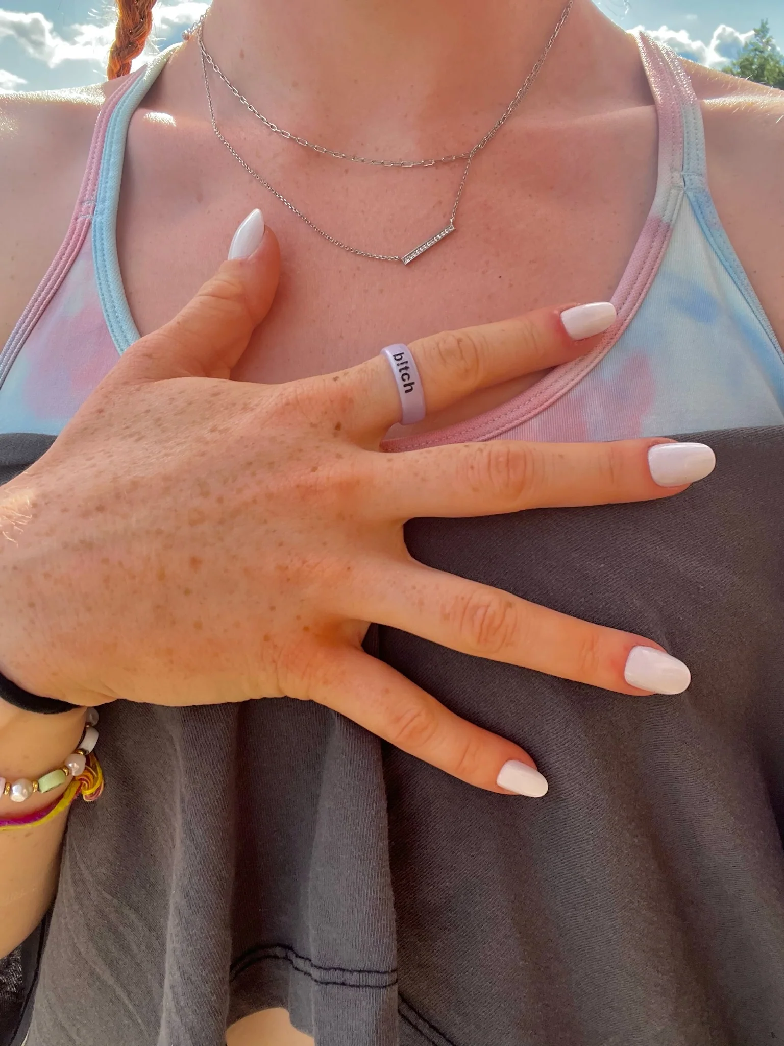 Flip Reversible b!tch / legend ring - Image 37