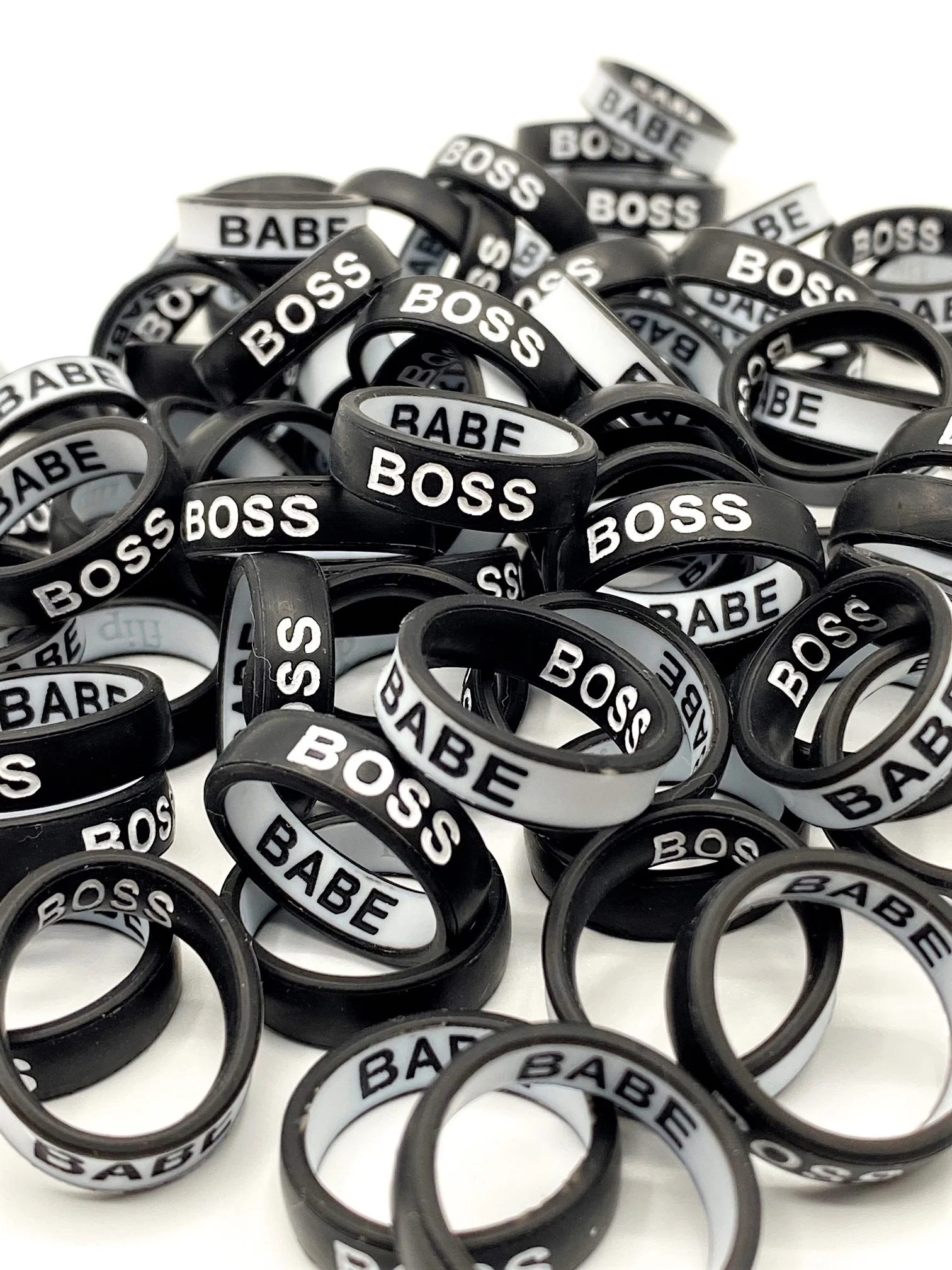 Flip Reversible BOSS / BABE Ring - Image 3
