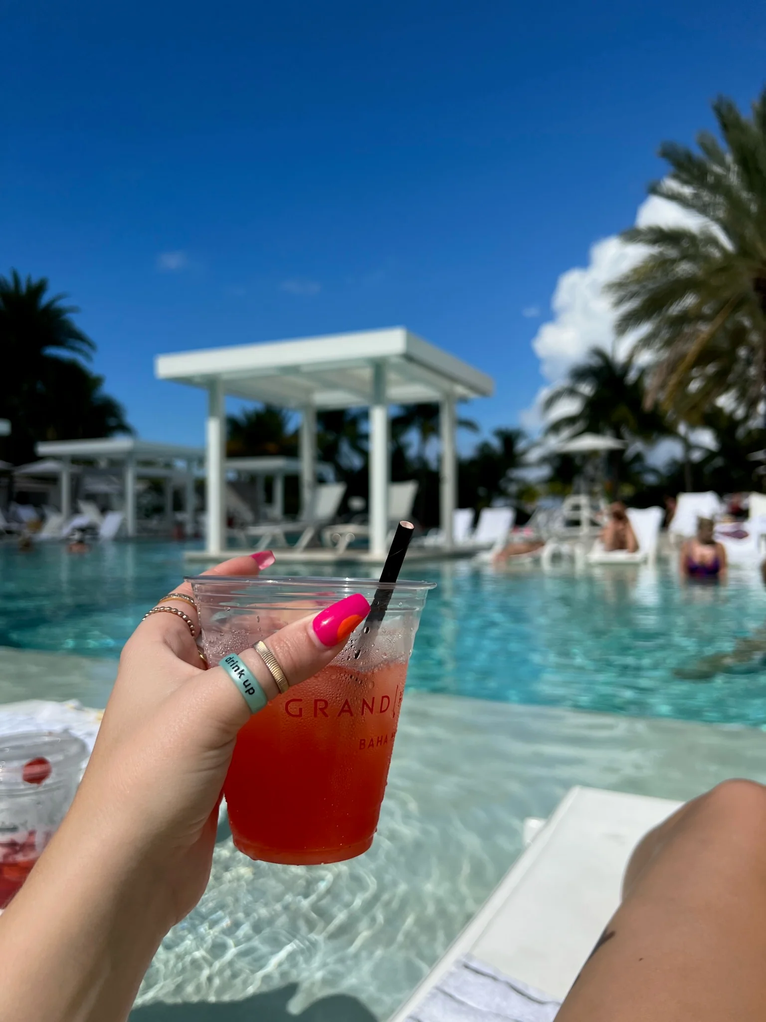 Flip Reversible drink up / hungover 3pk turquoise Rings - Image 6