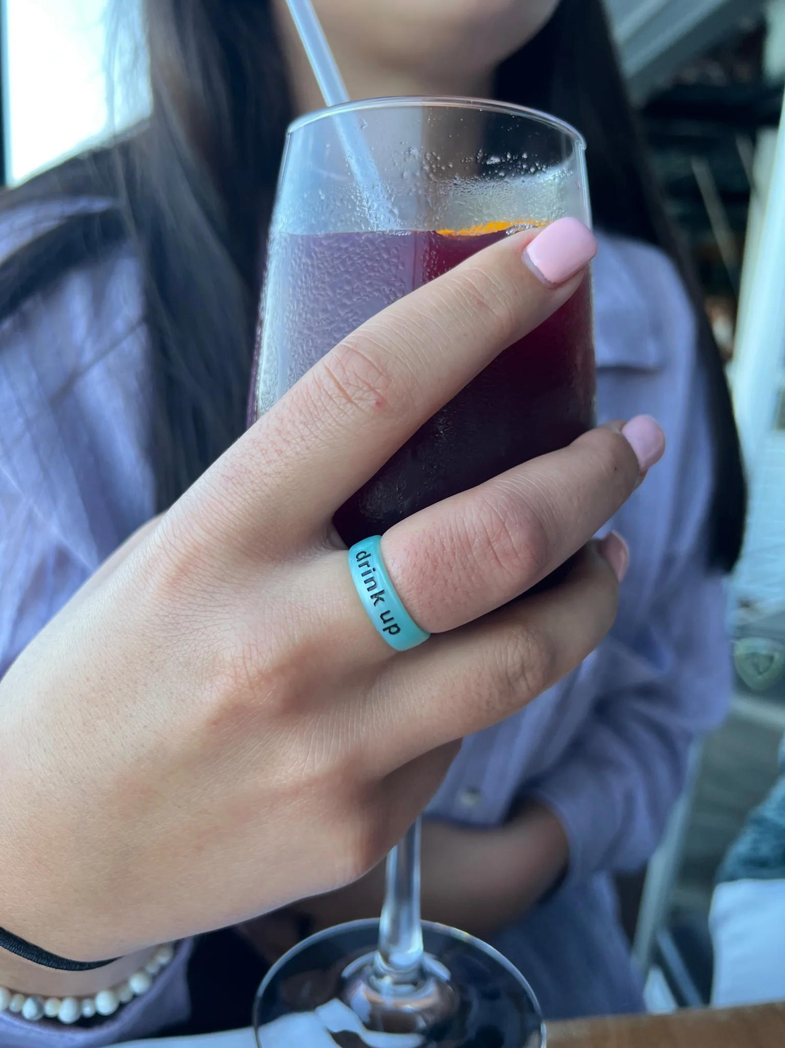 Flip Reversible drink up / hungover turquoise Rings - Image 12