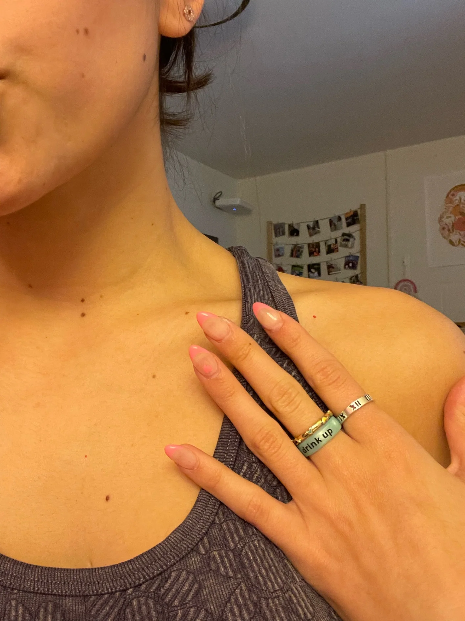 Flip Reversible drink up / hungover turquoise Rings - Image 18