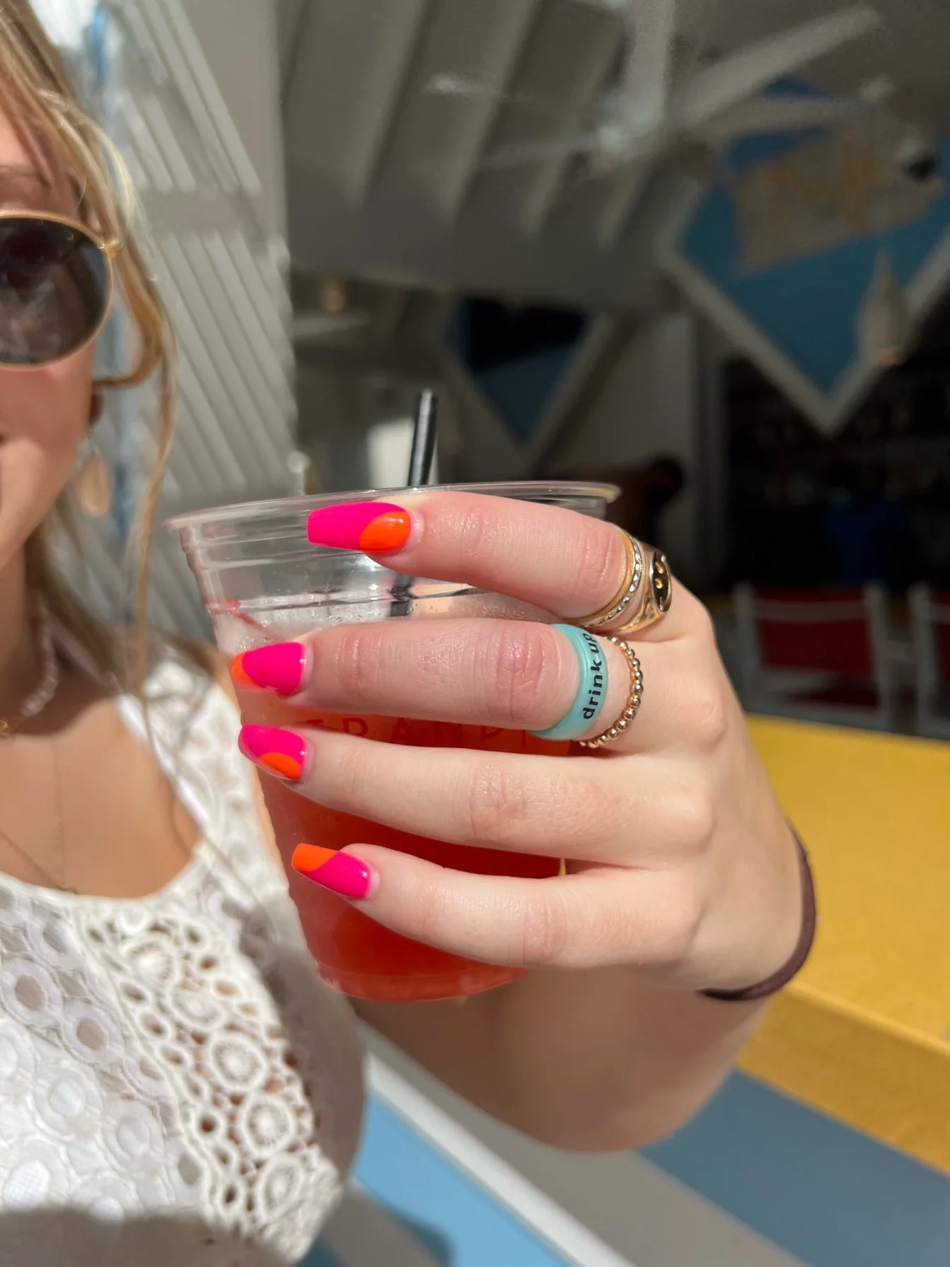 Flip Reversible drink up / hungover turquoise Rings - Image 25