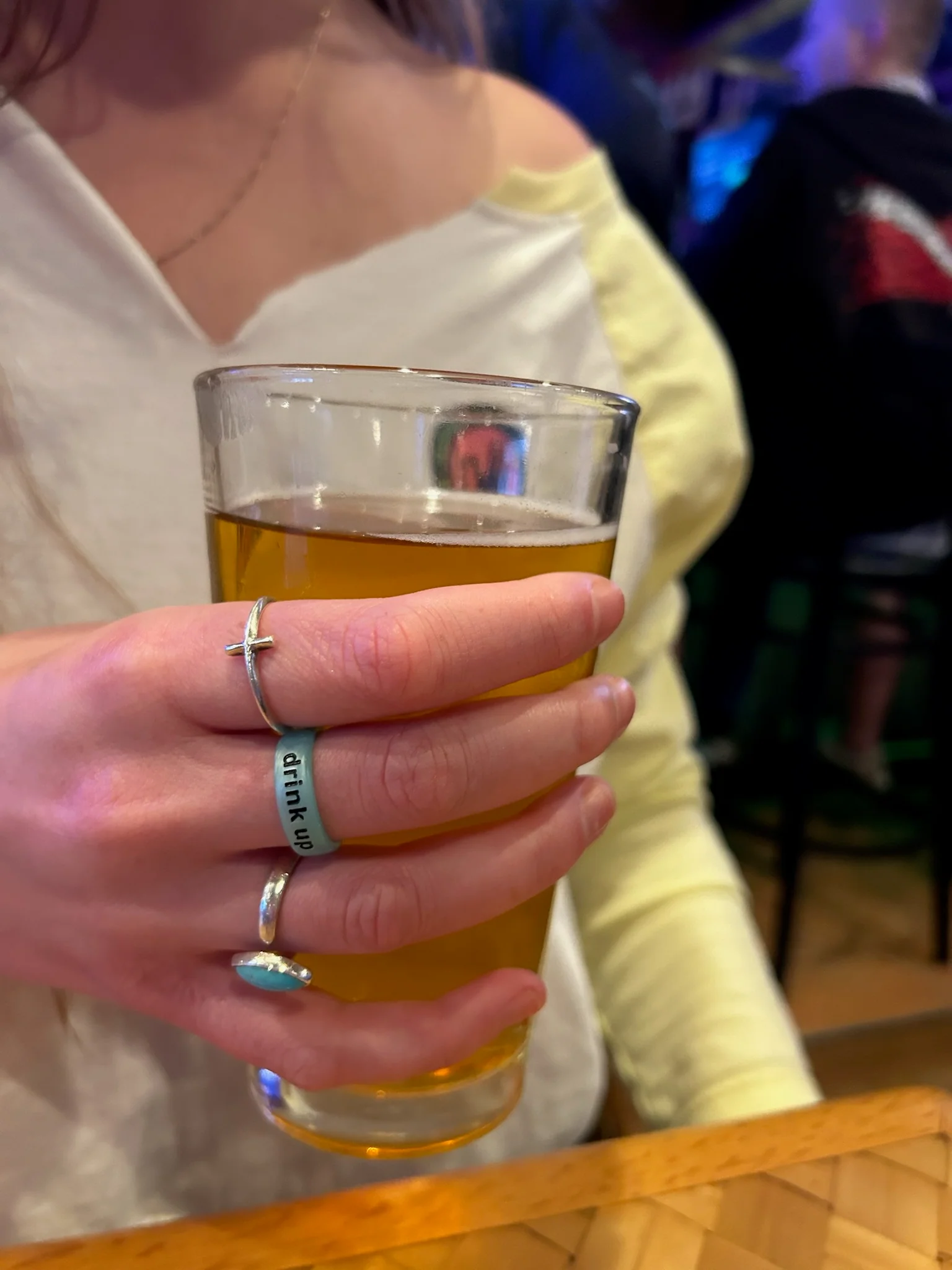 Flip Reversible drink up / hungover turquoise Rings - Image 28