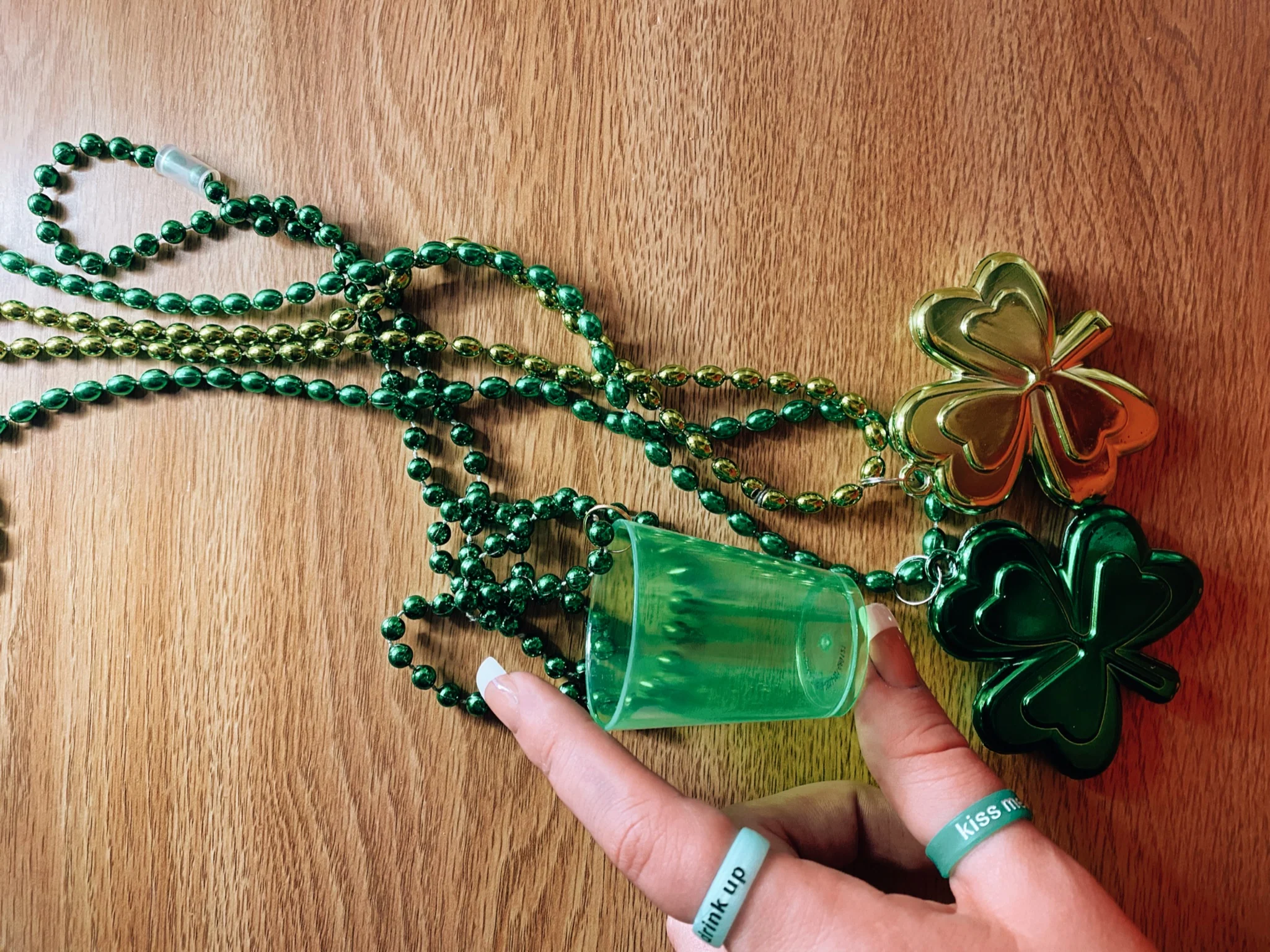 Flip Reversible drink up / hungover turquoise Rings - Image 9