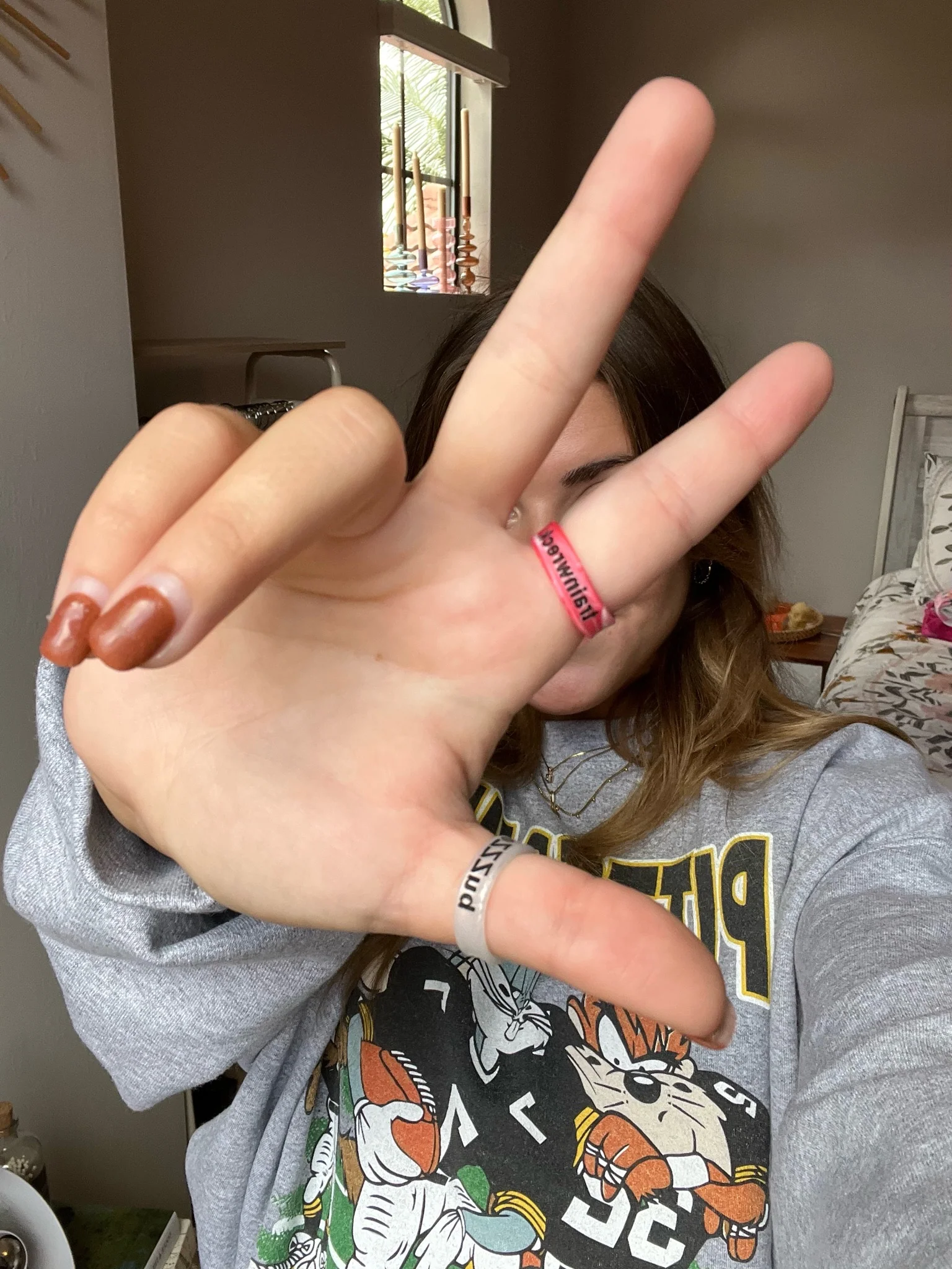 Flip Reversible DRUNK / Buzzed Ring - Image 10