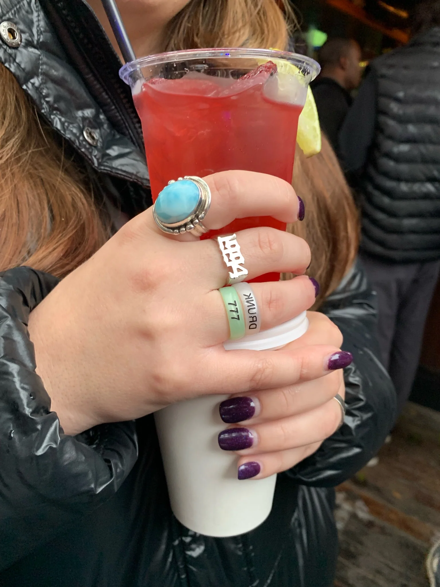 Flip Reversible DRUNK / Buzzed Ring - Image 8