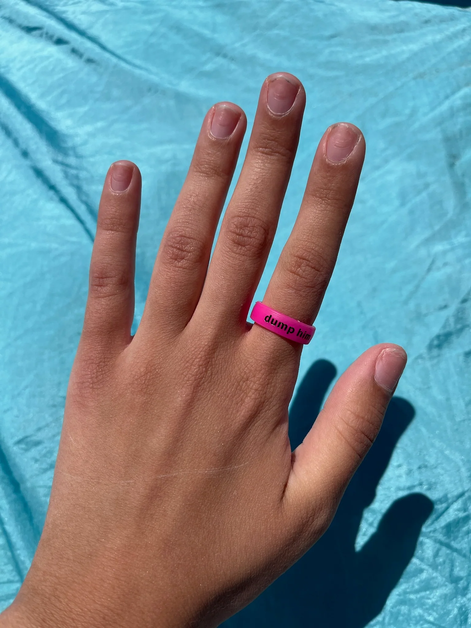 Flip Reversible dump him / f*ck him ring Ring - Image 15