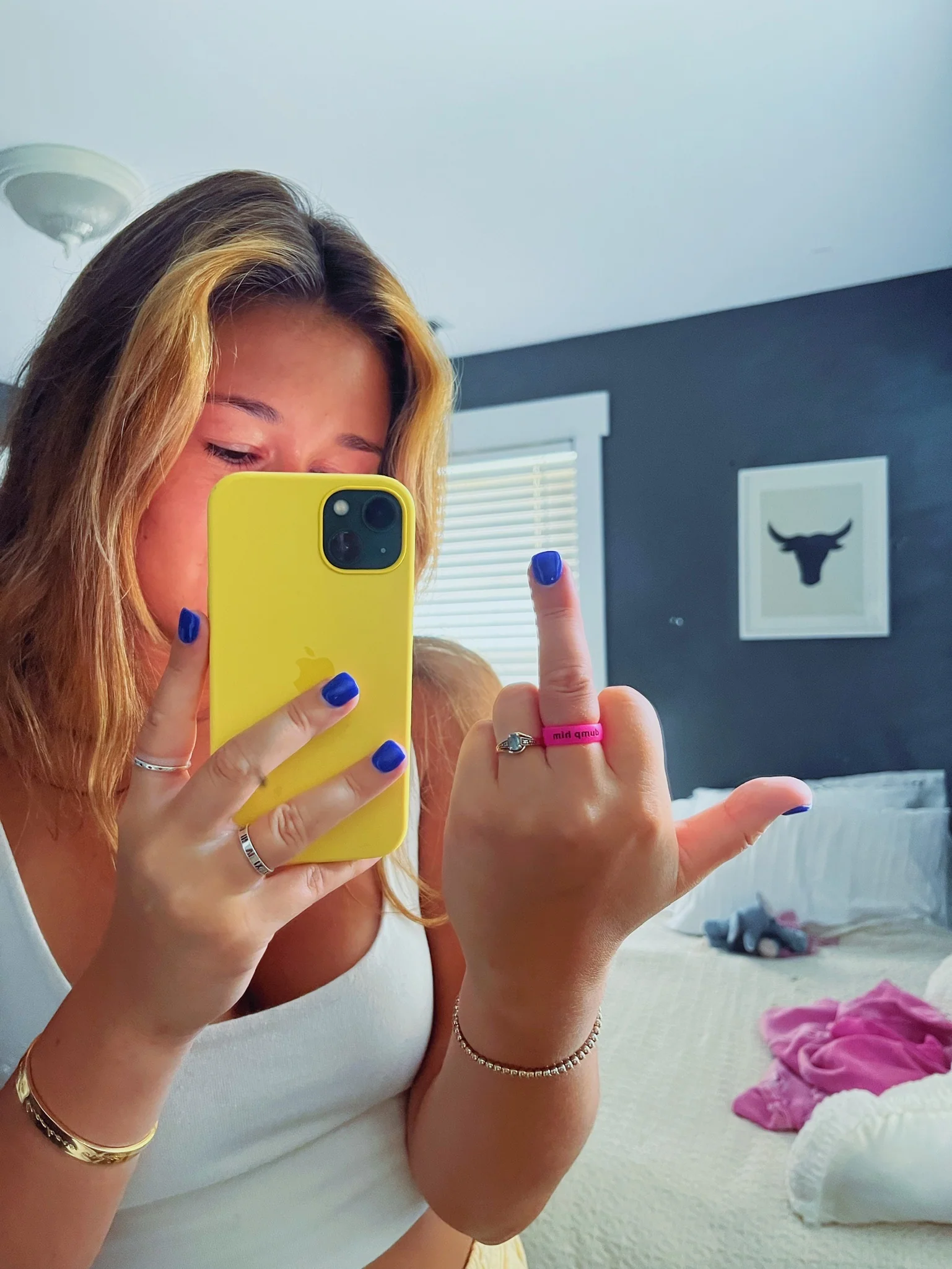 Flip Reversible dump him / f*ck him ring Ring - Image 20