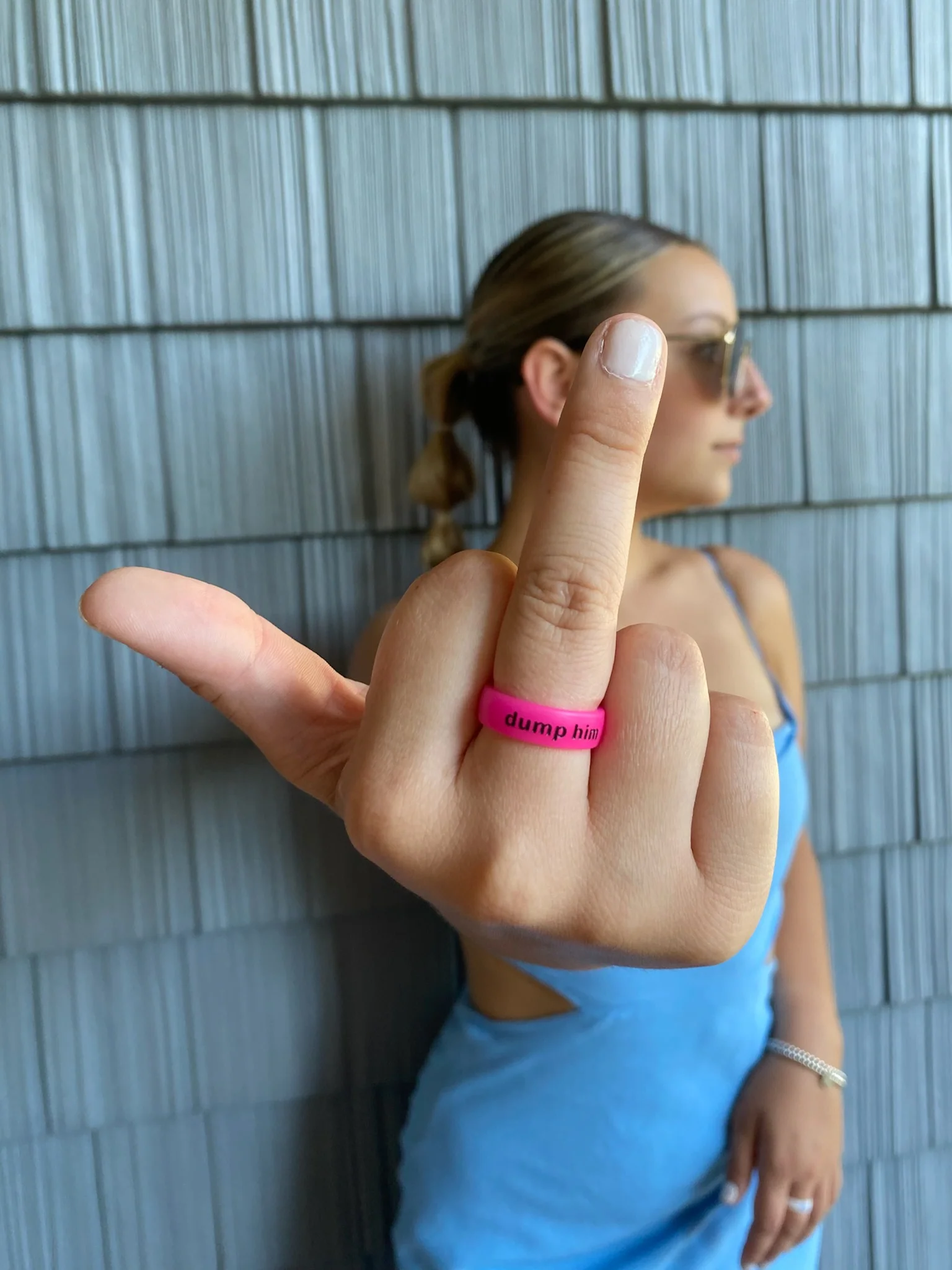 Flip Reversible dump him / f*ck him ring Ring - Image 22