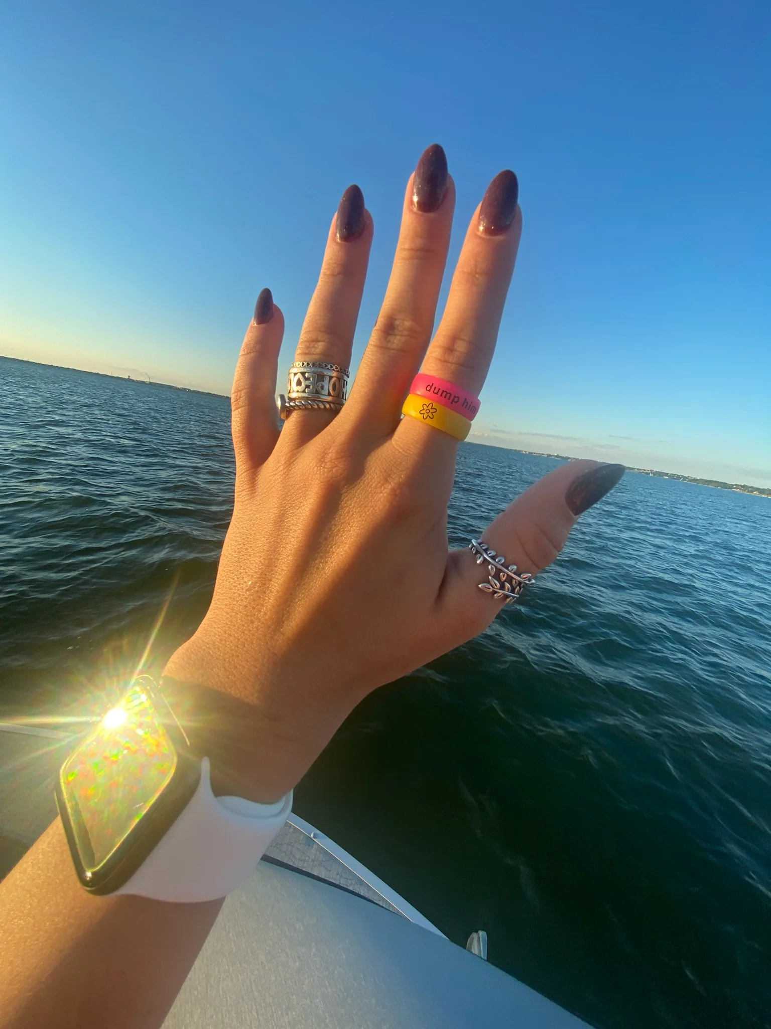 Flip Reversible dump him / f*ck him ring Ring - Image 24