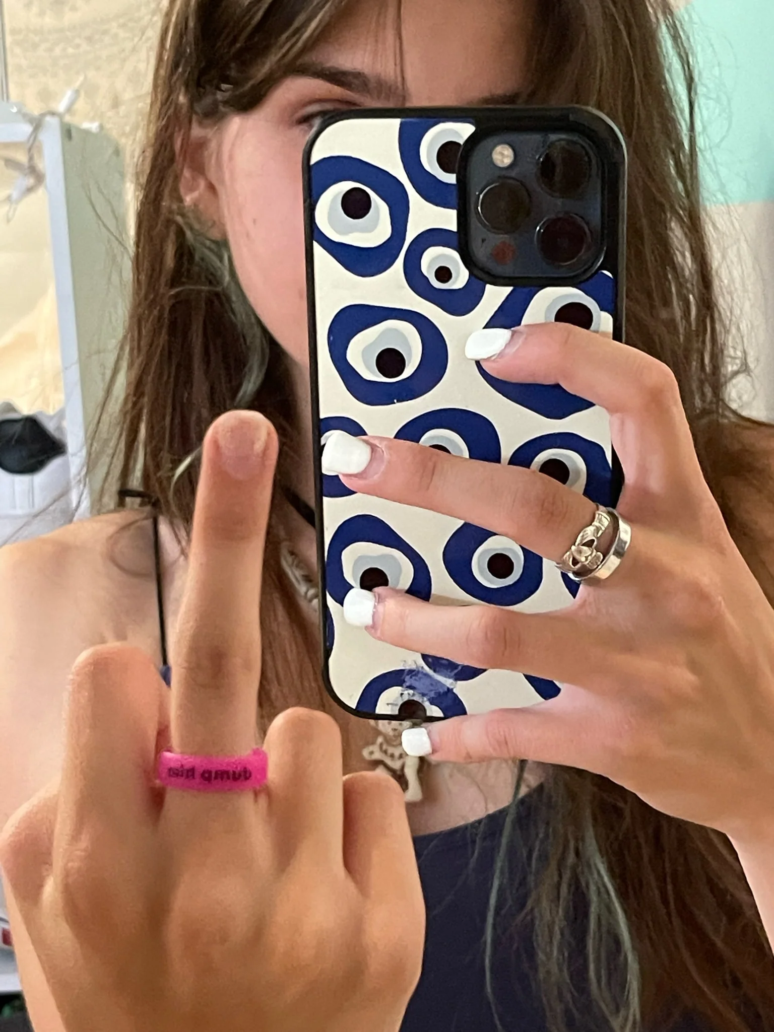 Flip Reversible dump him / f*ck him ring Ring - Image 4