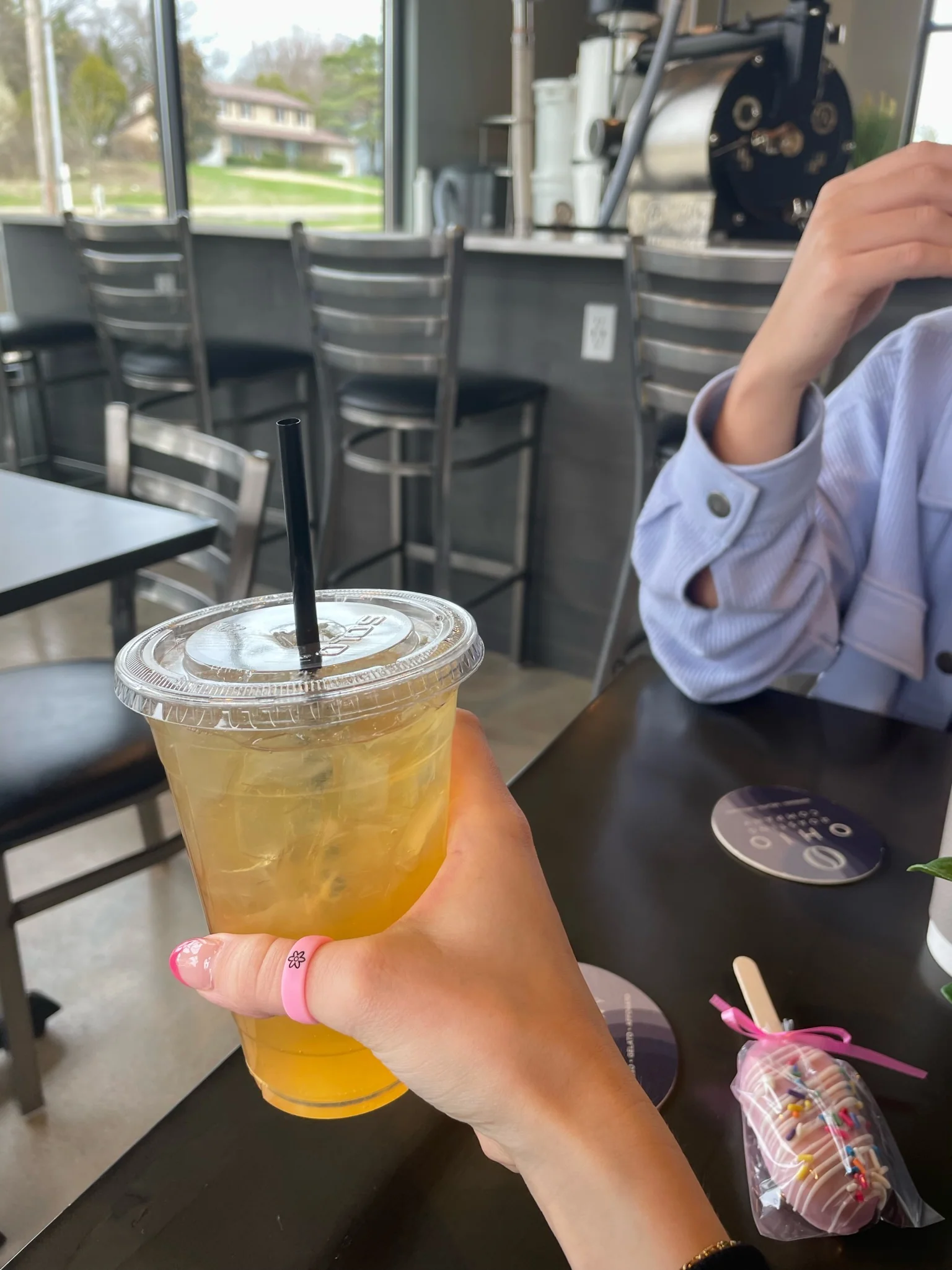 Reversible Flip Flower Power Pink Ring - Image 13