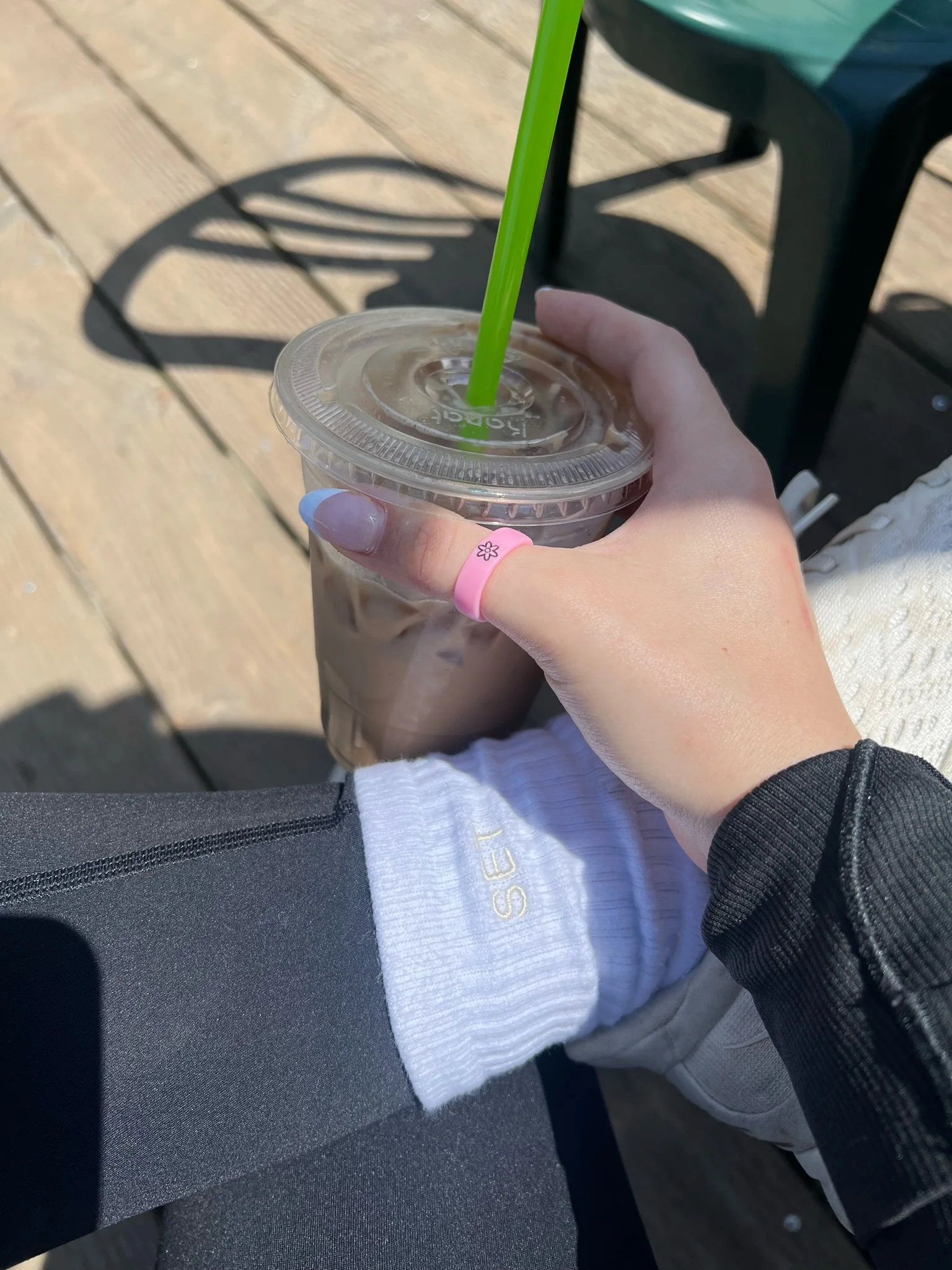 Reversible Flip Flower Power Pink Ring - Image 23