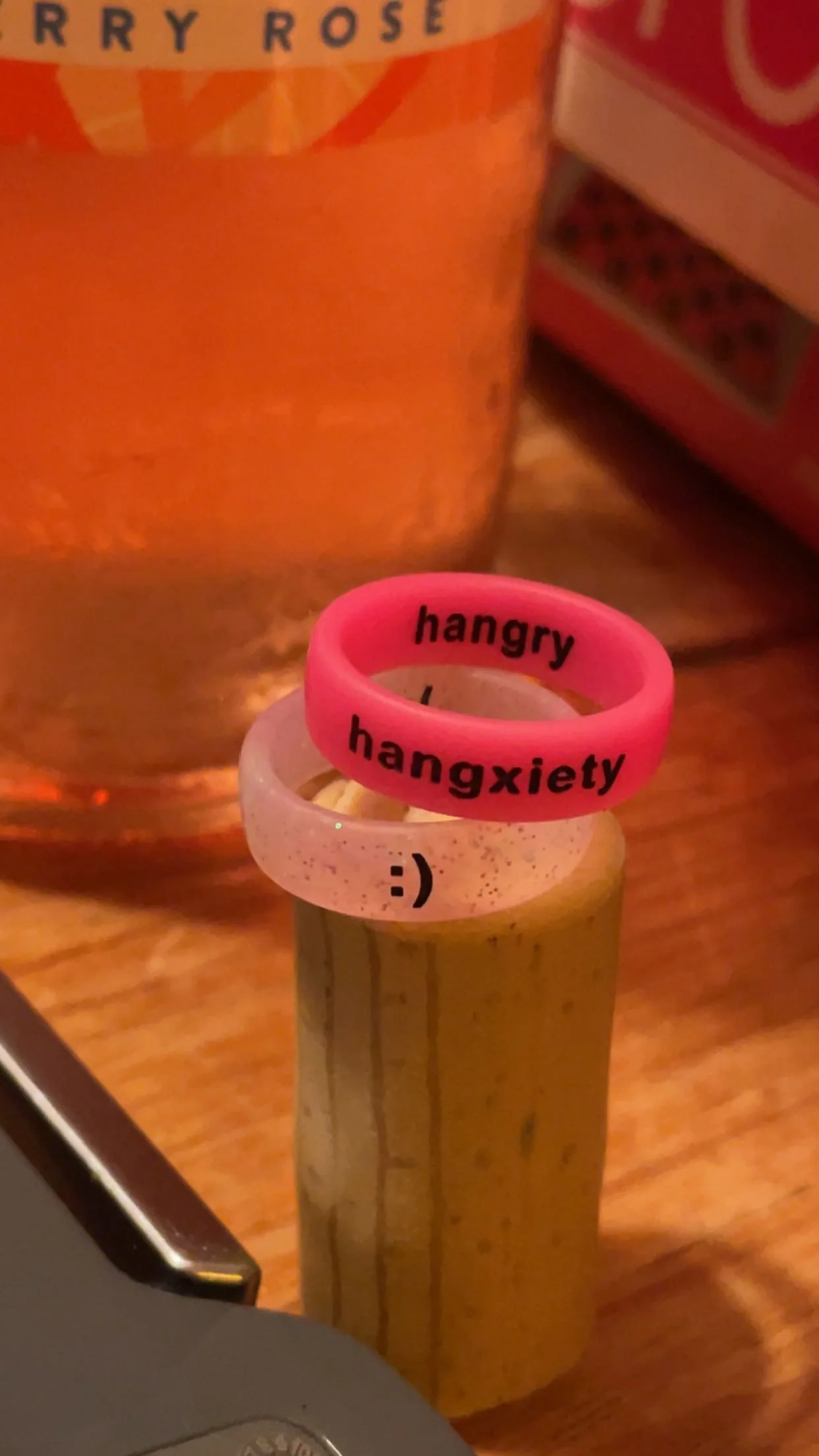 Flip Reversible hangxiety / hangry ring - Image 8