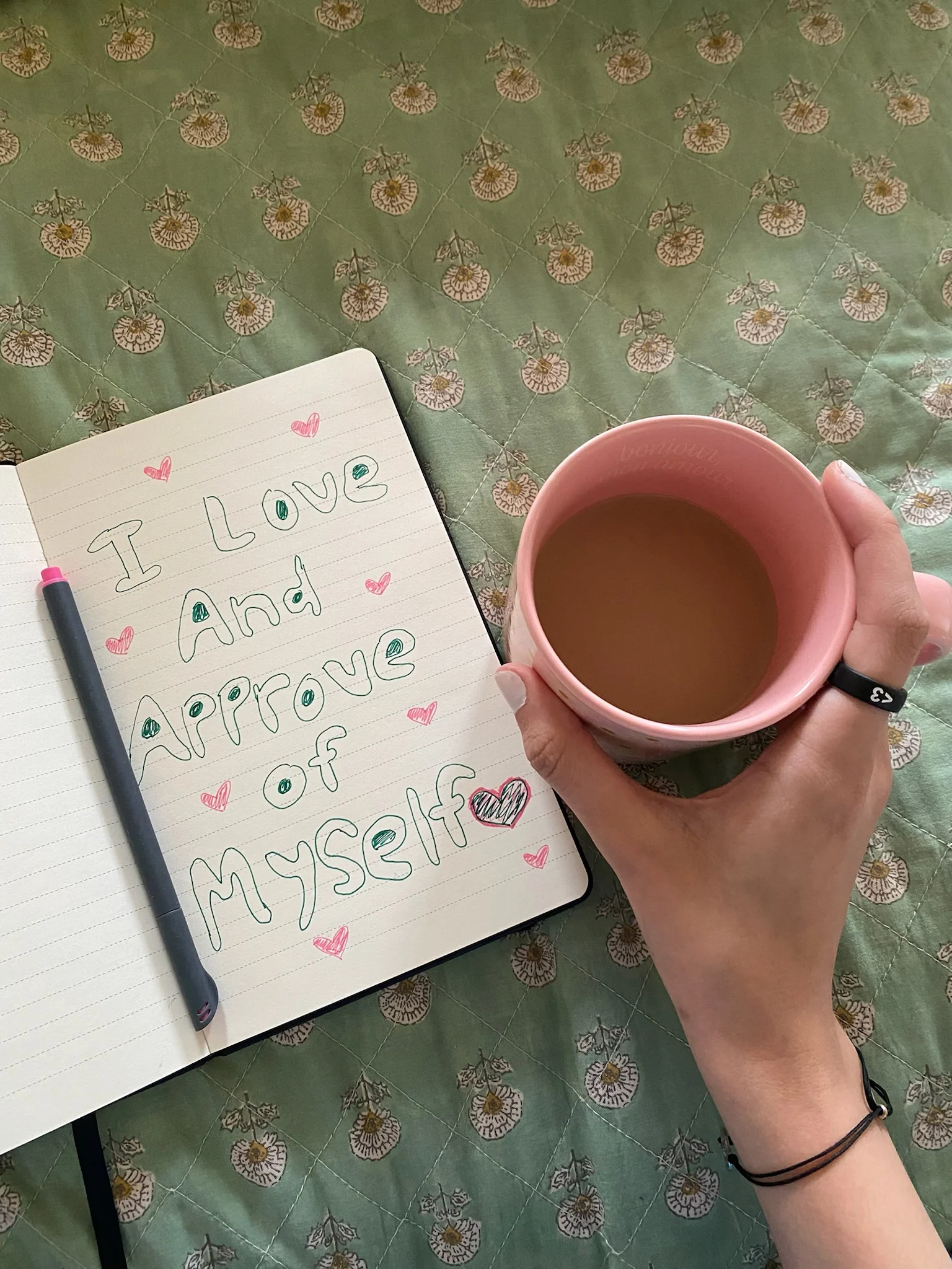 Flip Reversible heart / broken heart black Ring - Image 15