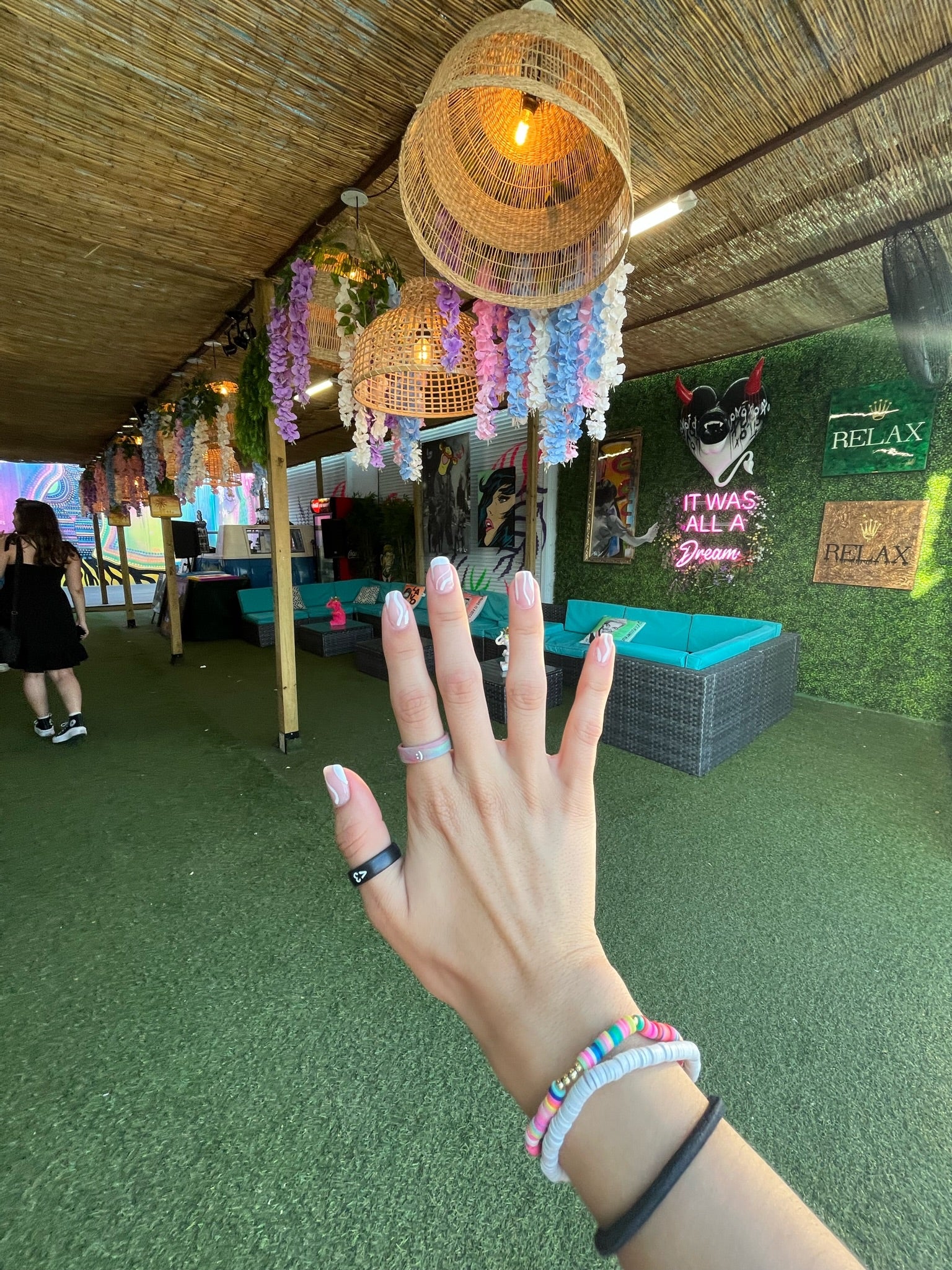 Flip Reversible heart / broken heart black Ring - Image 8