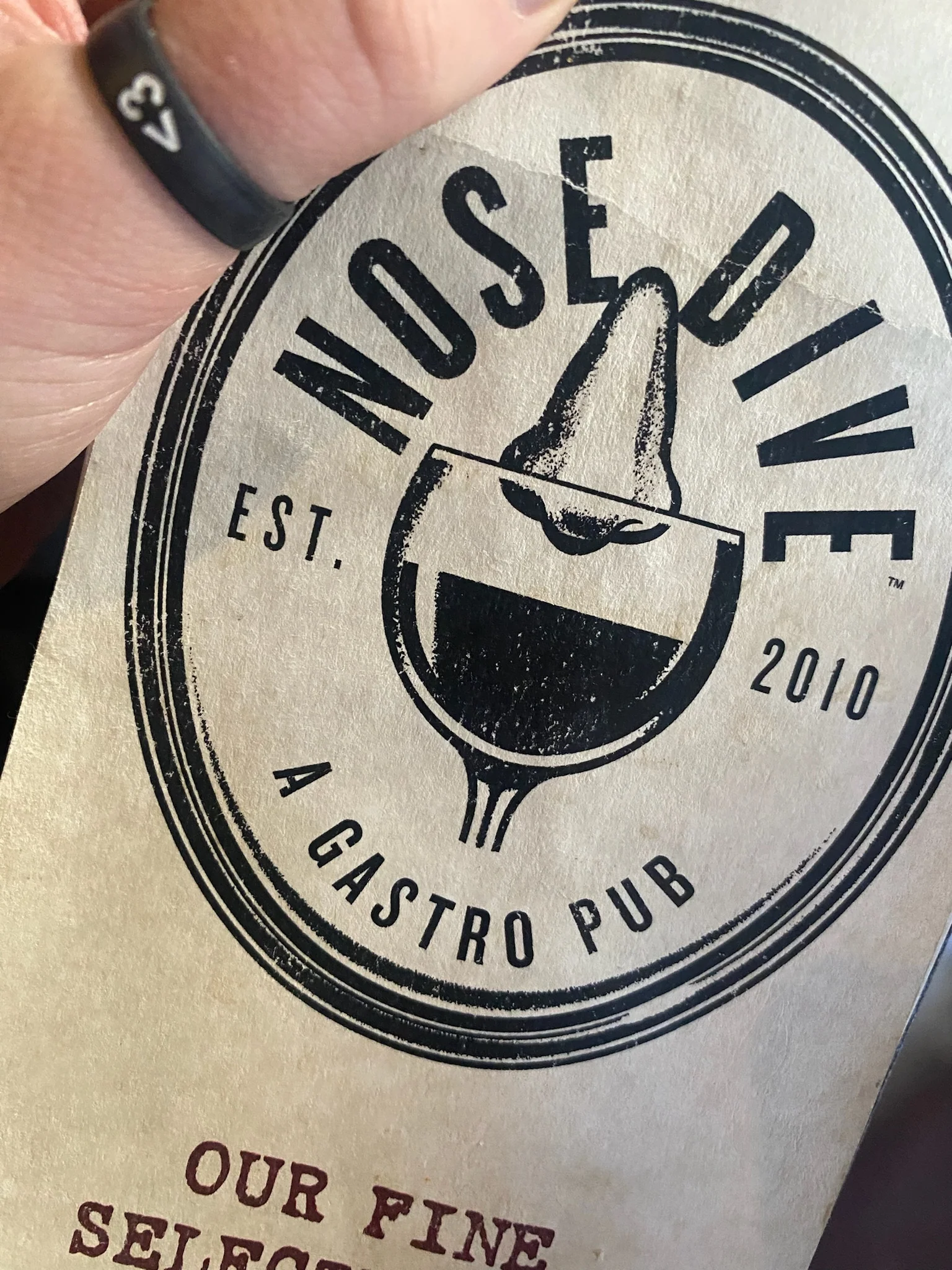 Flip Reversible heart / broken heart black Ring - Image 9