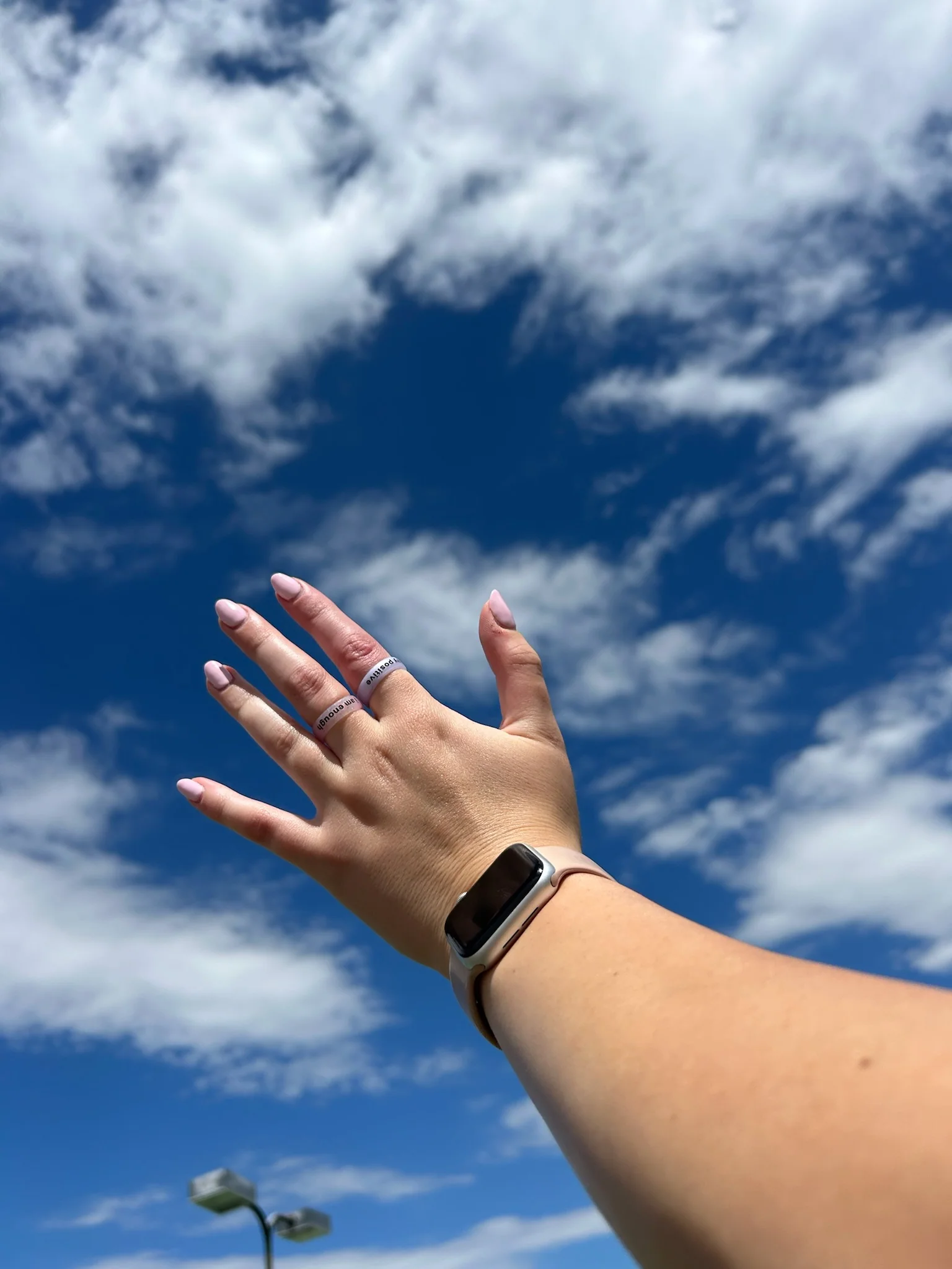 Flip Reversible i am worthy / i am enough ring - Image 13