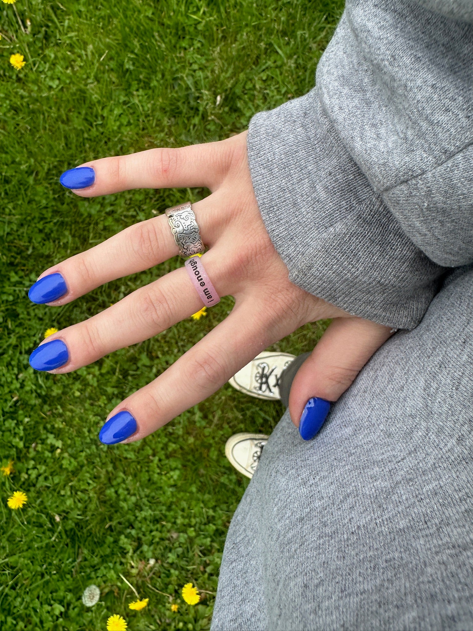 Flip Reversible i am worthy / i am enough ring - Image 17