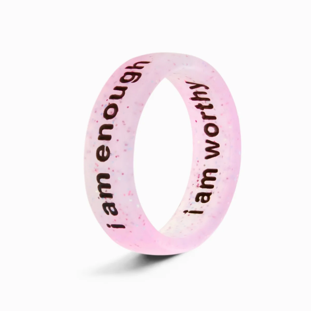 Flip Reversible i am worthy / i am enough ring - Image 18
